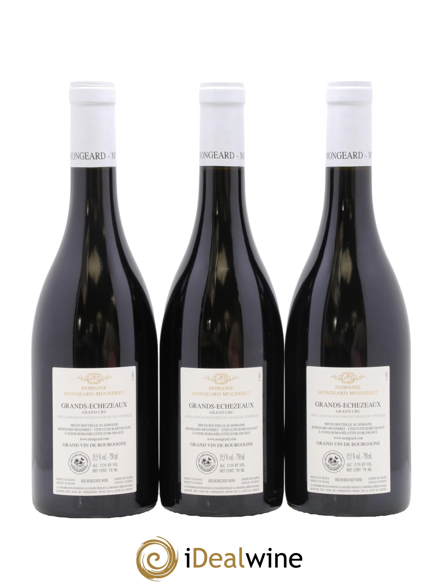 Grands-Echezeaux Grand Cru Mongeard-Mugneret (Domaine) 2023 - Lot de 3 bouteilles - 1