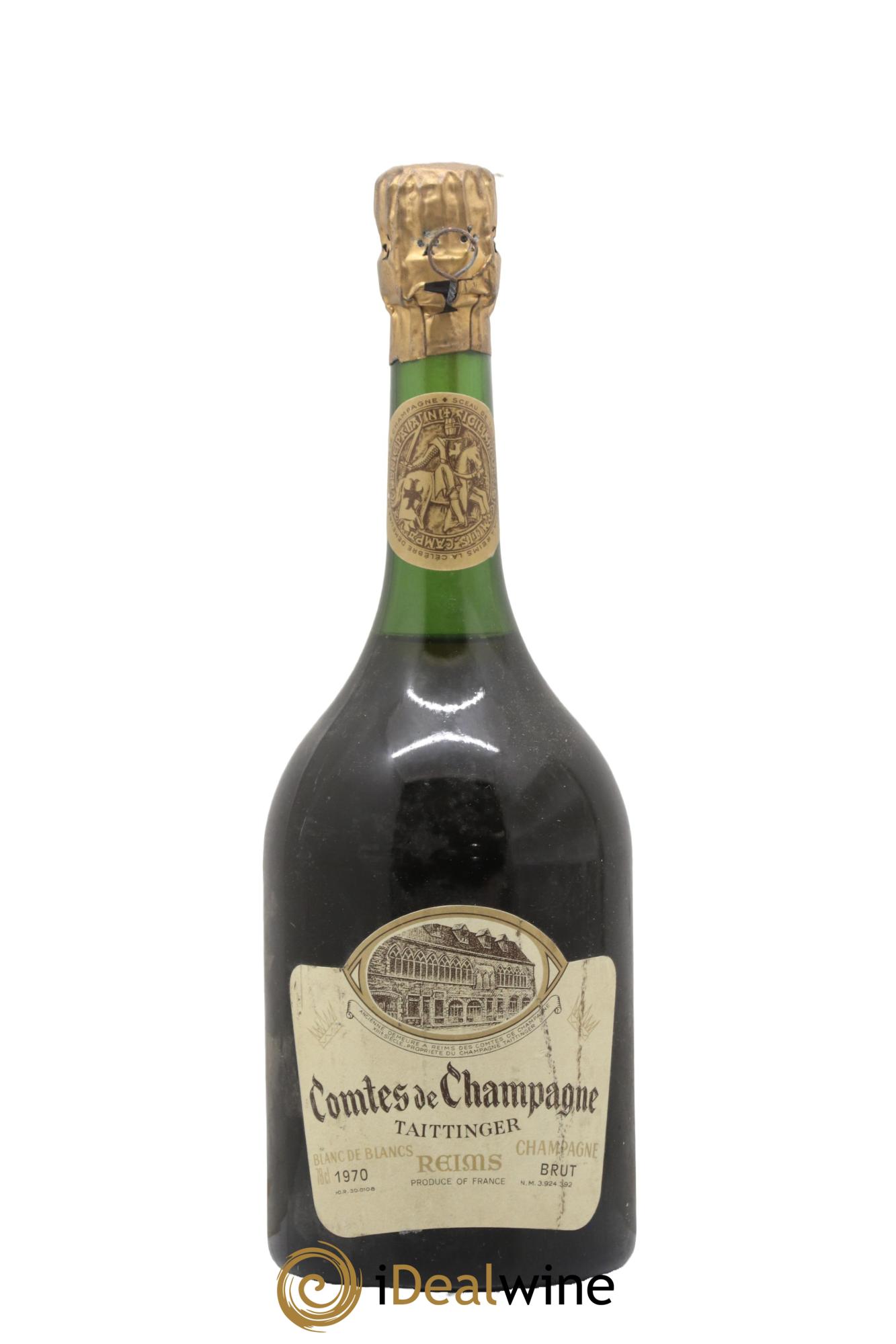 Comtes de Champagne Taittinger 1970 - Lot de 1 bouteille - 0