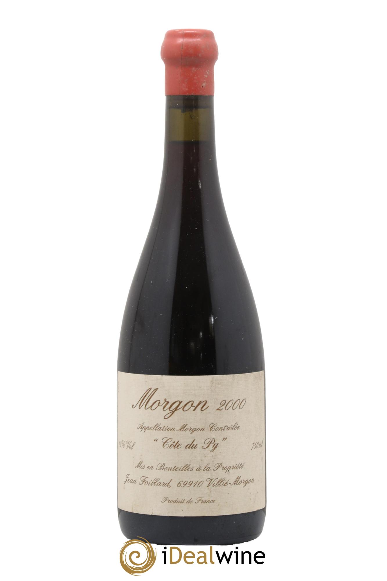 Morgon Côte du Py Jean Foillard 2000 - Lot de 1 bouteille - 0