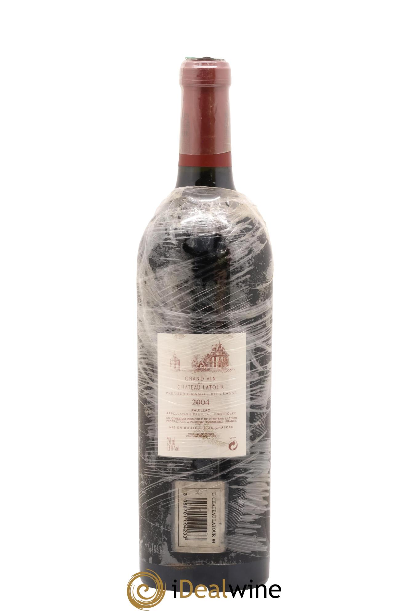 Château Latour 1er Grand Cru Classé 2004 - Lot de 1 bouteille - 1