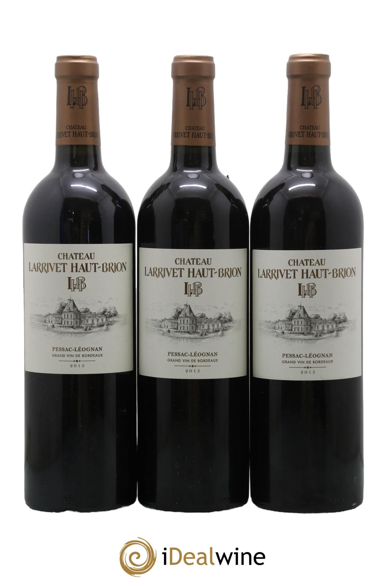Château Larrivet Haut-Brion 2015 - Lot of 6 bottles - 2