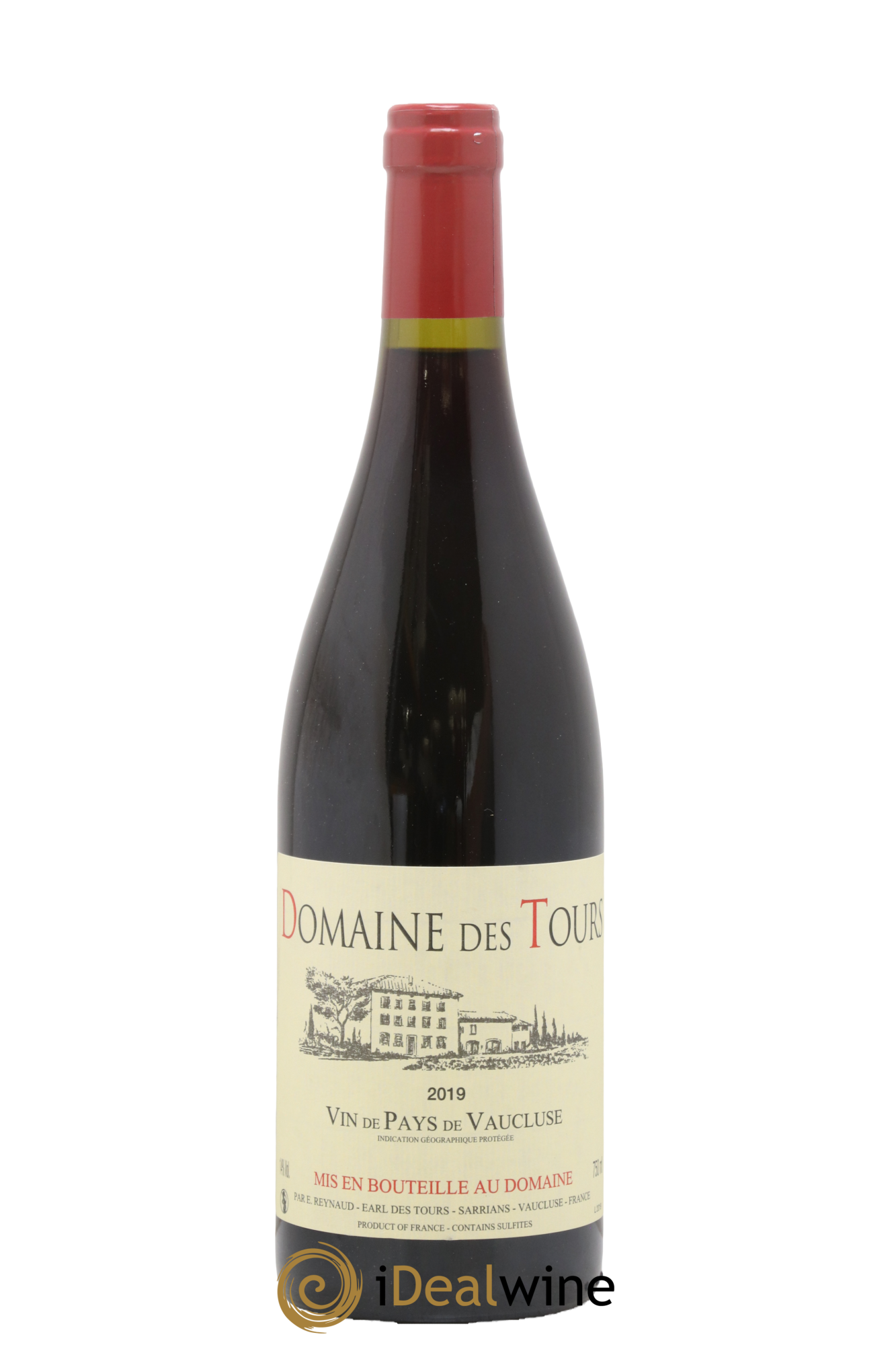 Vaucluse (Vin de Pays de Vaucluse) Domaine des Tours Emmanuel Reynaud 2019 - Lot de 1 bouteille - 0