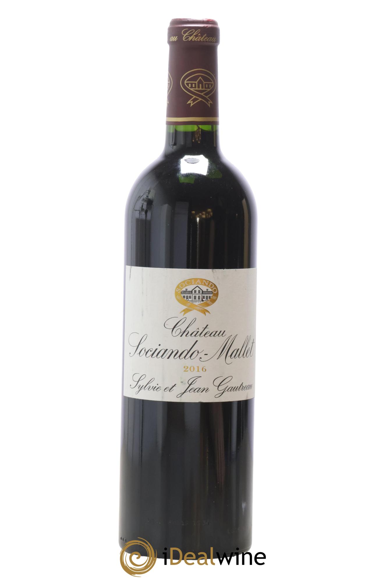 Château Sociando Mallet 2016 - Lot of 1 bottle - 0