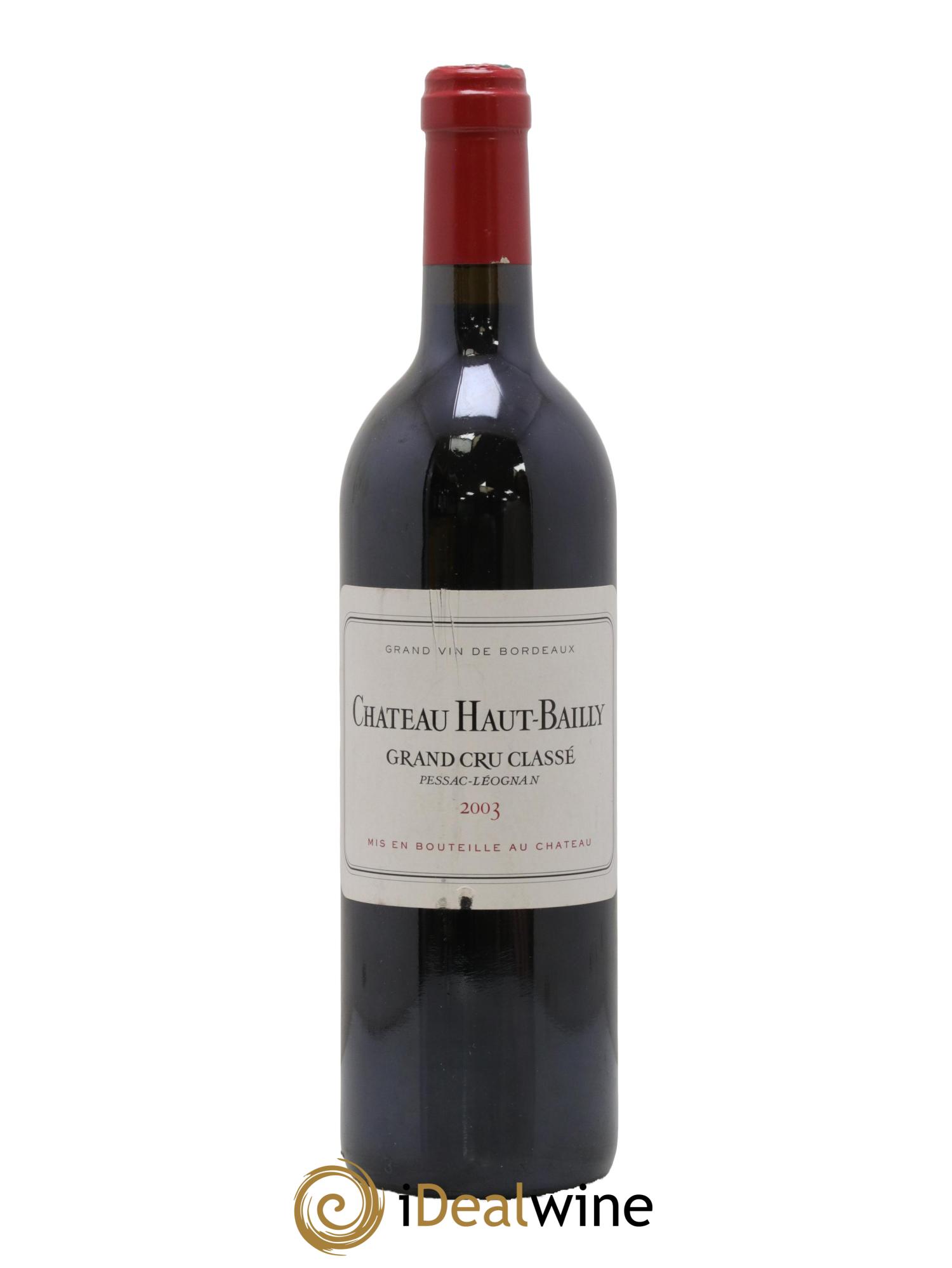 Château Haut-Bailly Cru Classé de Graves 2003 - Lot de 1 bouteille - 0