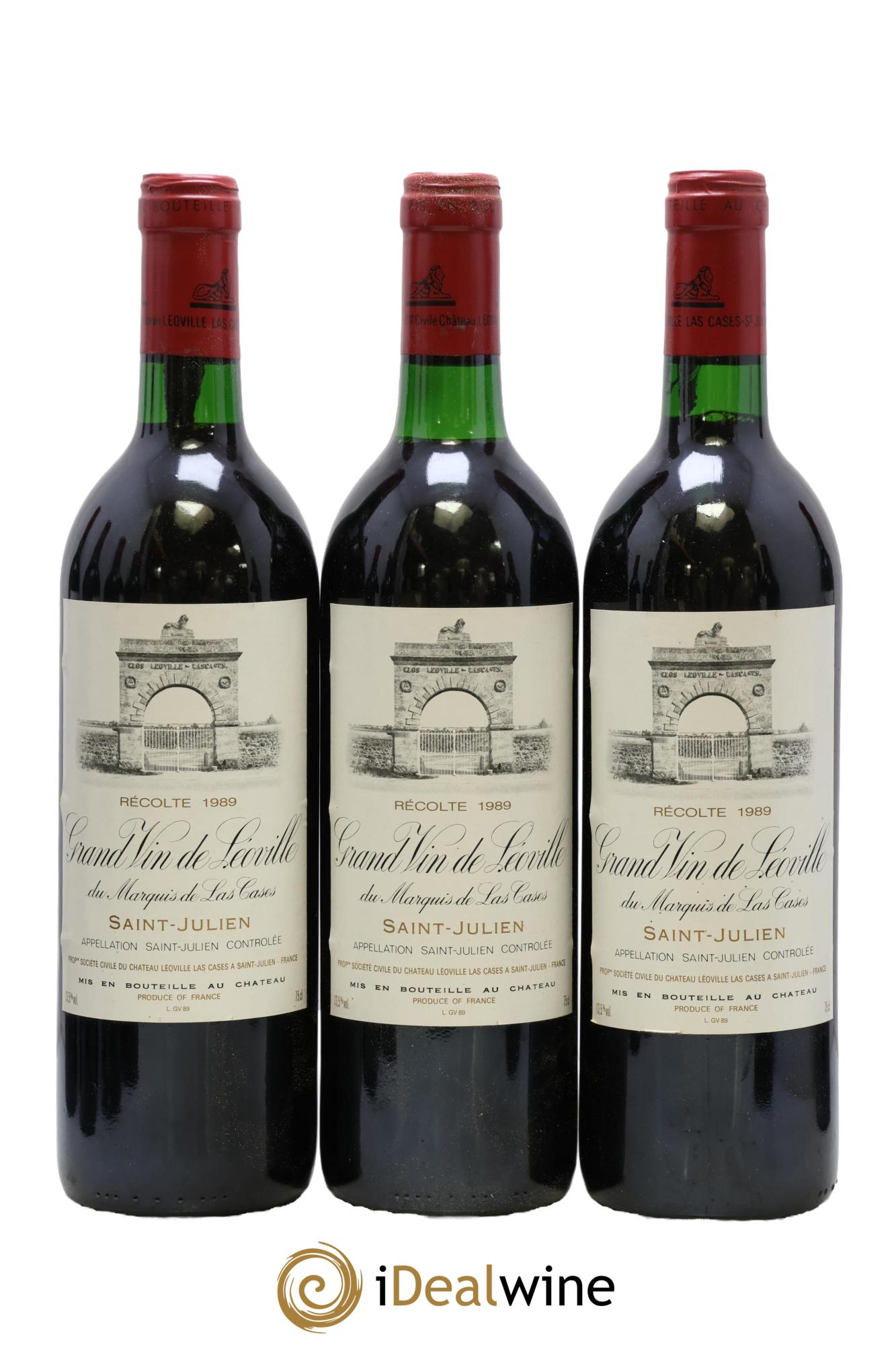 Château Léoville Las Cases 2ème Grand Cru Classé 1989 - Lot de 12 bouteilles - 2