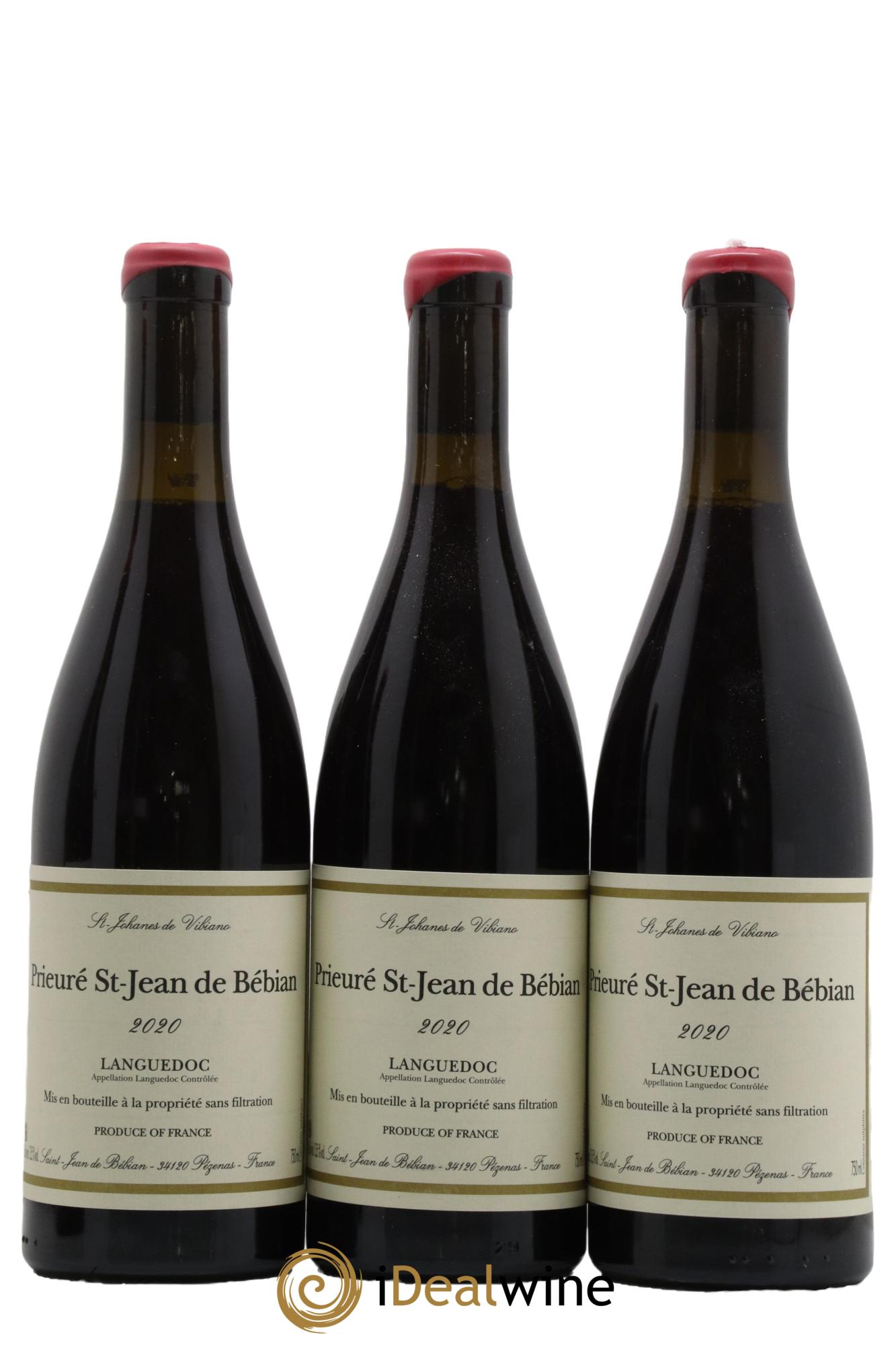 Languedoc Prieuré St-Jean de Bébian 2020 - Lot de 3 bouteilles - 0