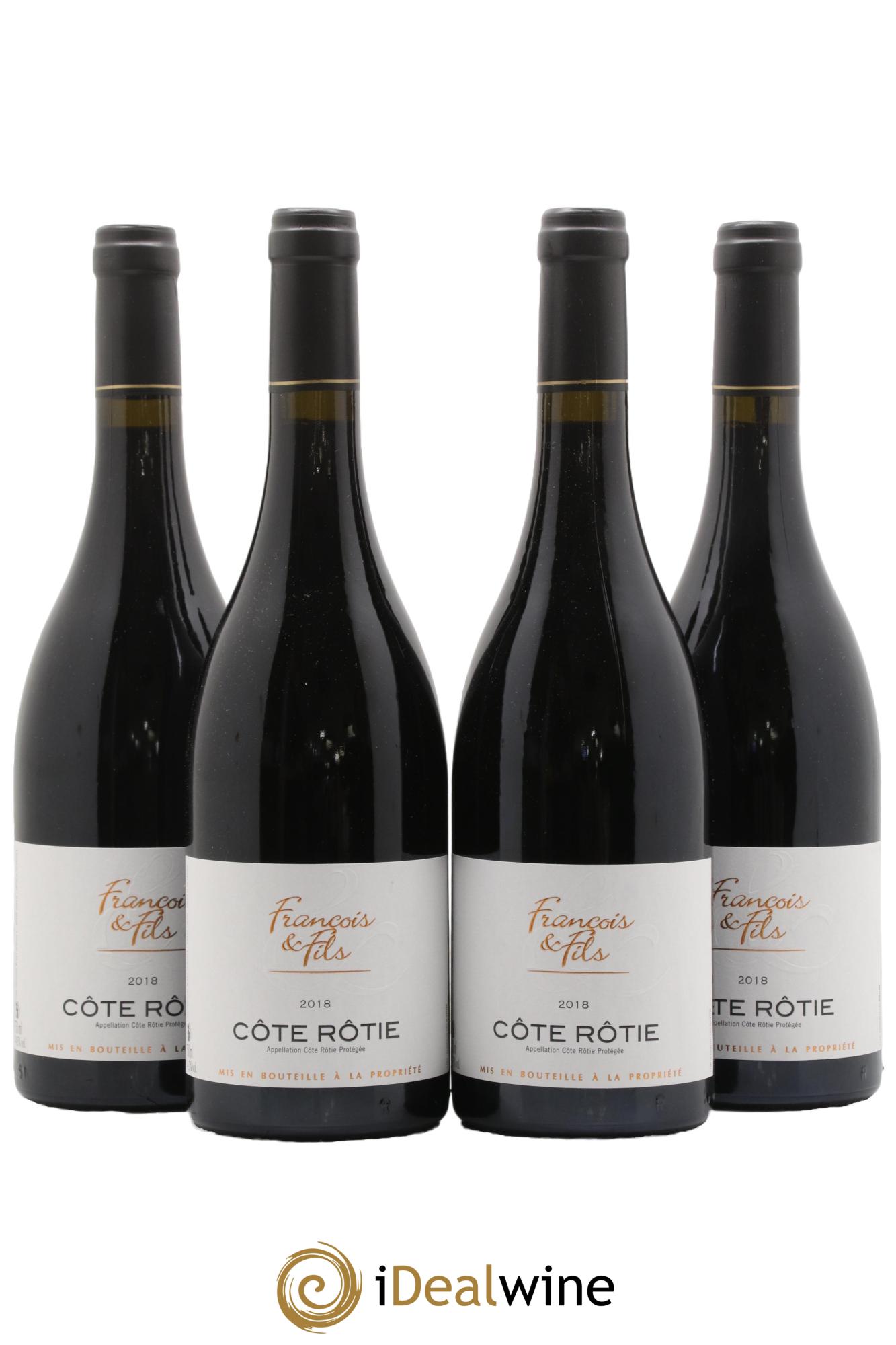 Côte-Rôtie Domaine François et Fils 2018 - Lot de 4 bouteilles - 0