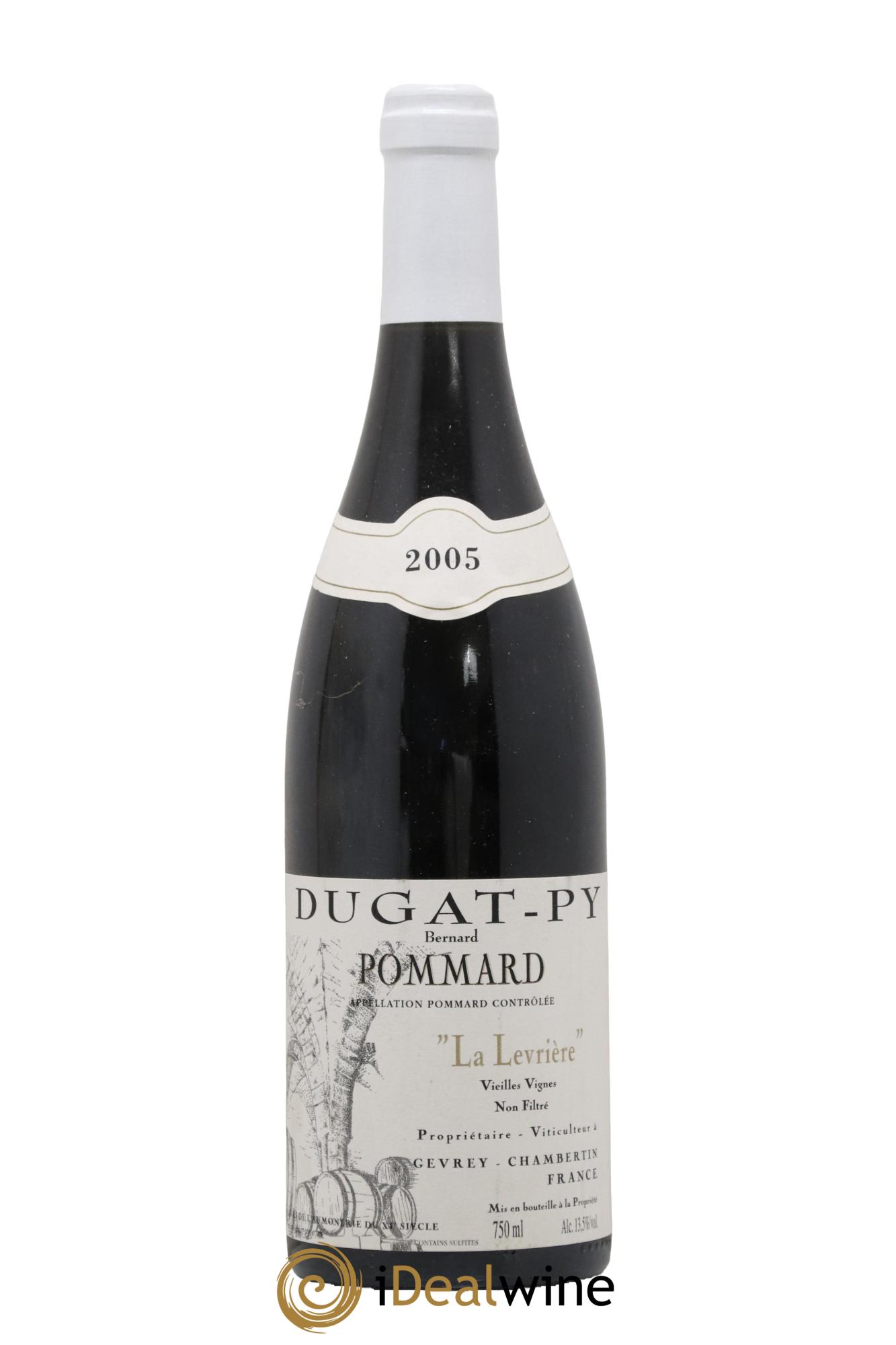 Pommard La Levrière Vieilles Vignes Dugat-Py  2005 - Lot de 1 bouteille - 0