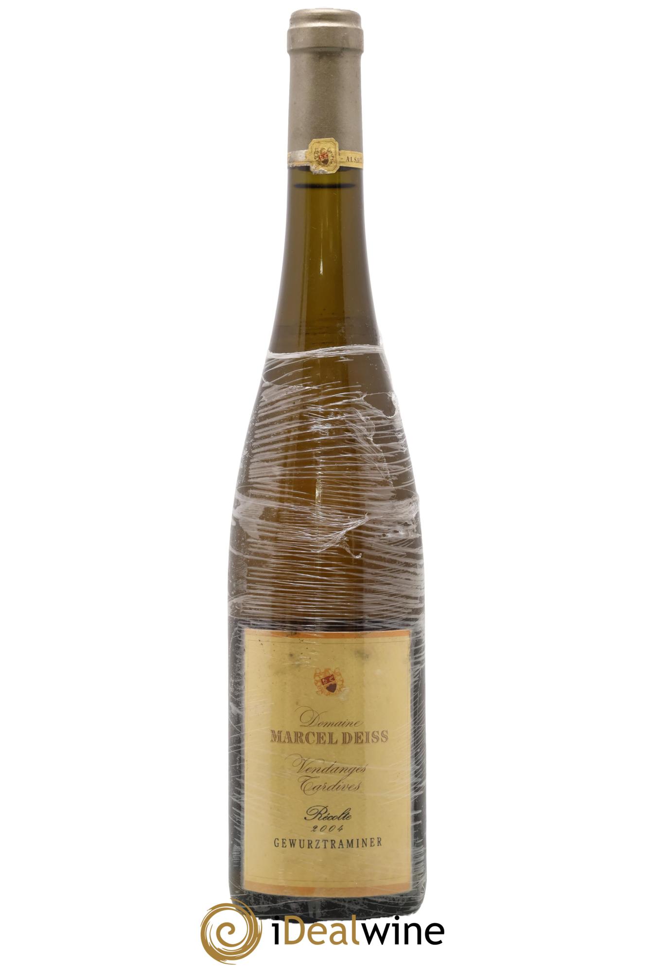 Alsace Gewurztraminer Vendanges Tardives Marcel Deiss (Domaine) 2004 - Lot de 1 bouteille - 0