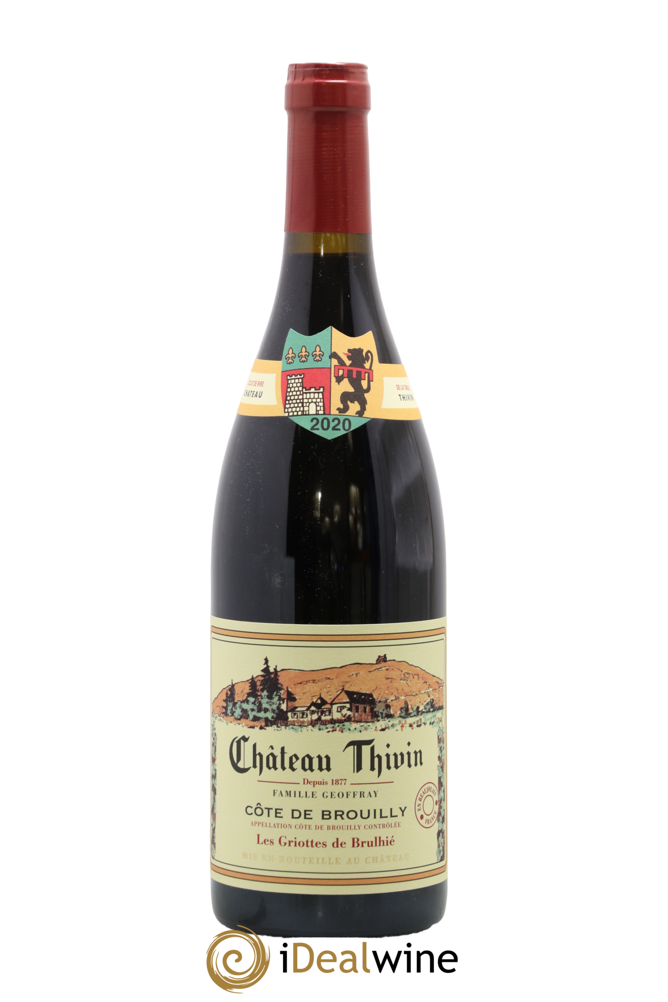 Côte de Brouilly Les Griottes de Brulhié Château Thivin 2020 - Lot de 1 bouteille - 0