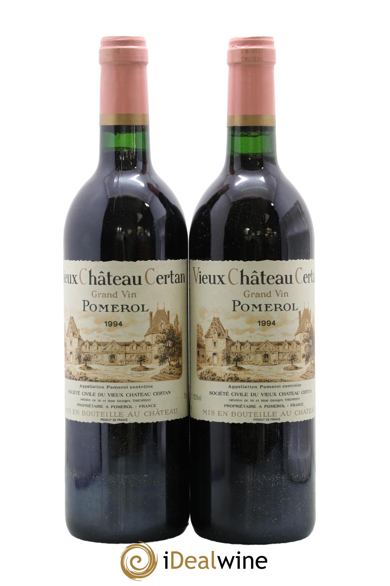 Vieux Château Certan 1994 - Lot de 2 bouteilles - 0
