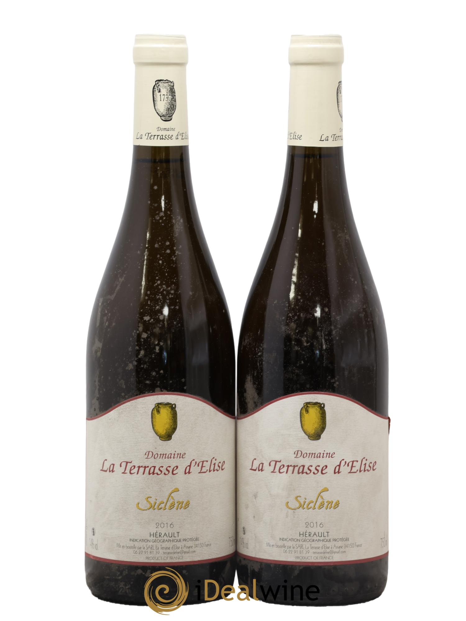 Pays d'Hérault Siclène Terrasse d'Elise (Domaine de la) 2016 - Lot de 2 bouteilles - 0
