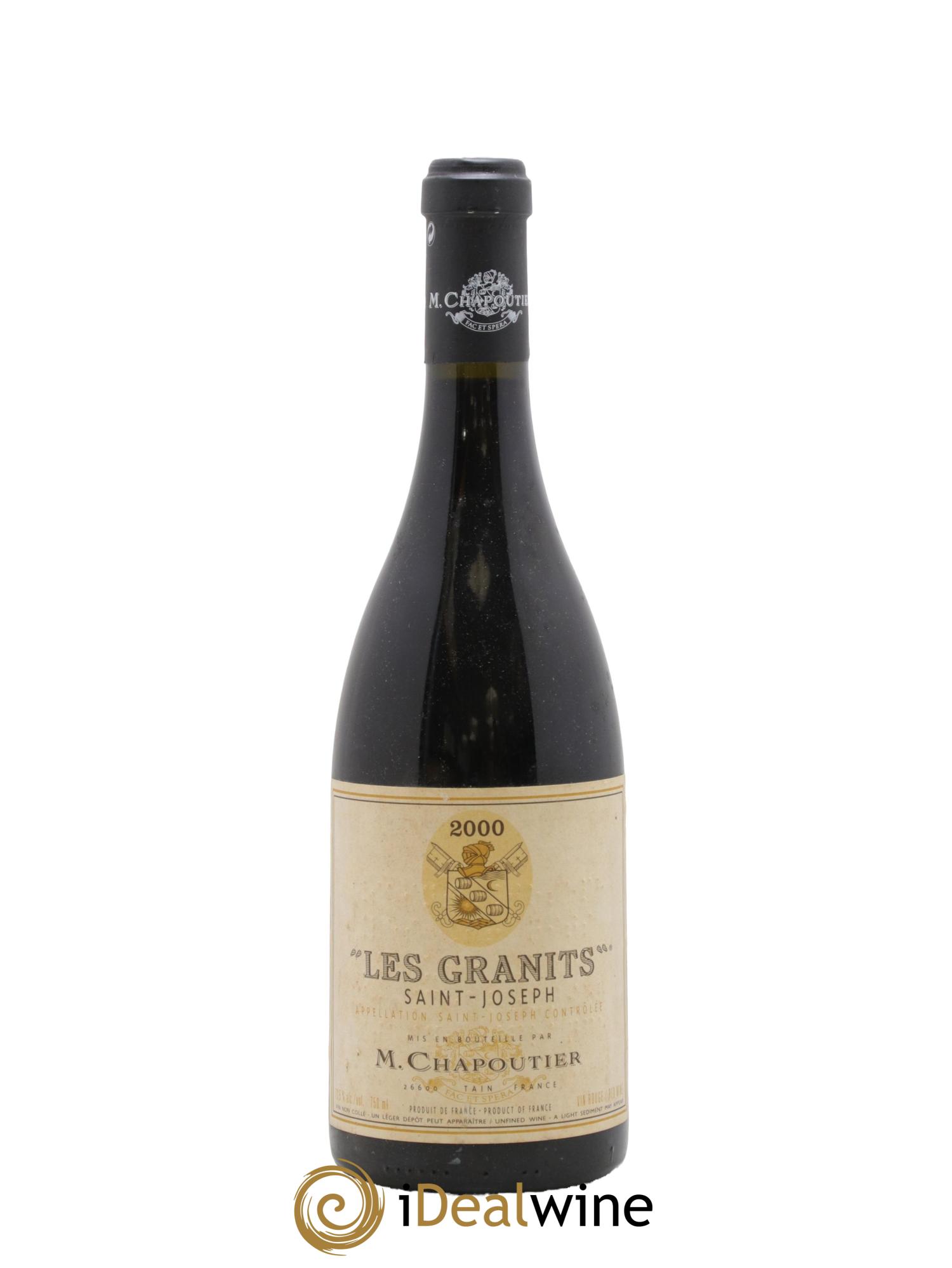 Saint-Joseph Les Granits Chapoutier 2000 - Lot de 1 bouteille - 0