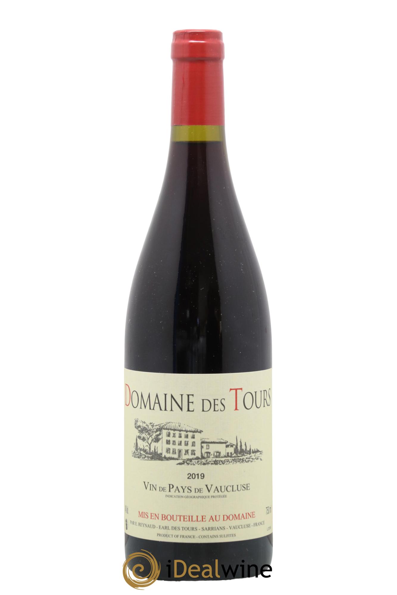 Vaucluse (Vin de Pays de Vaucluse) Domaine des Tours Emmanuel Reynaud 2019 - Lot de 1 bouteille - 0