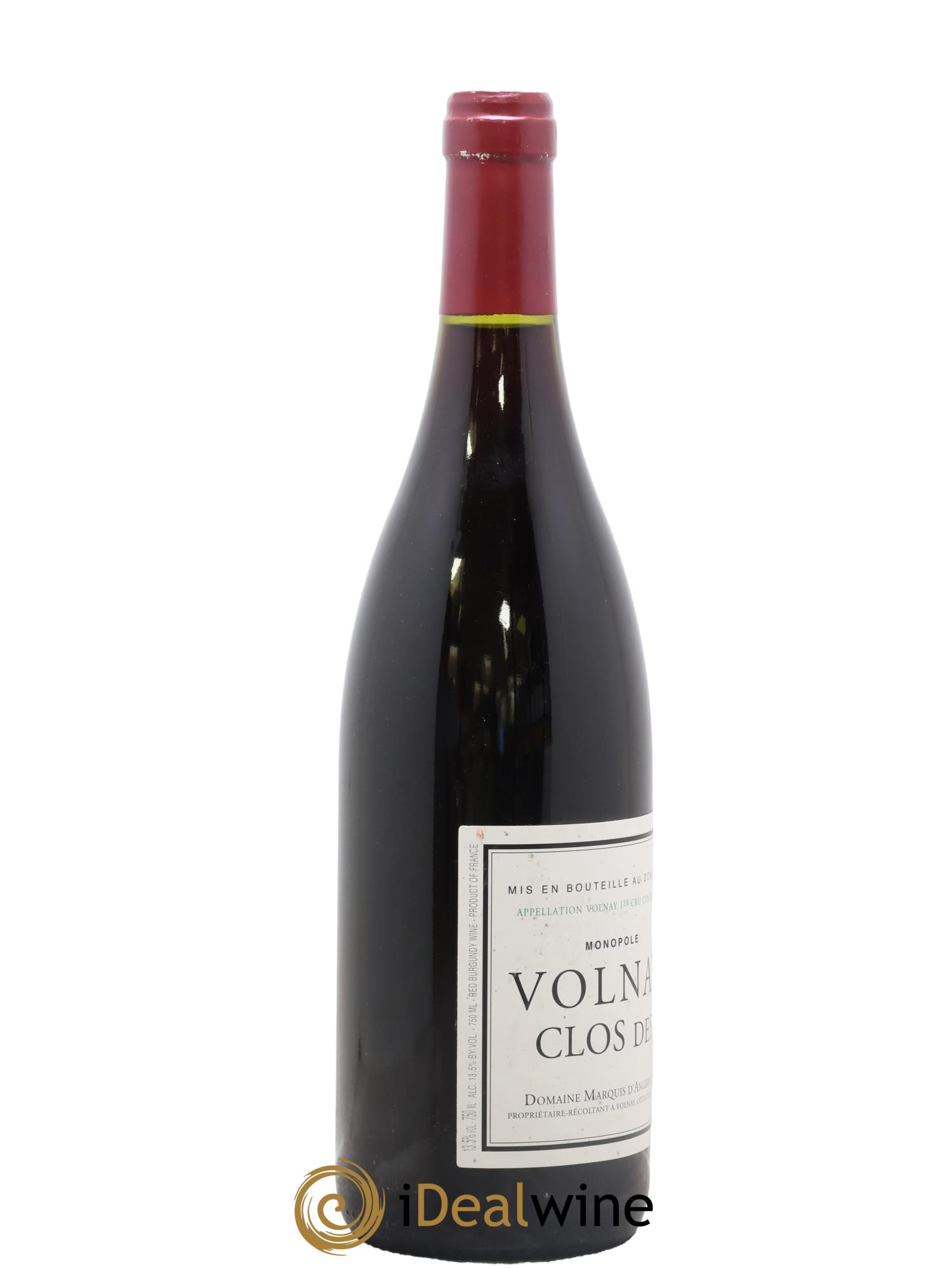 Volnay 1er Cru Clos des Ducs Marquis d'Angerville (Domaine) 2005 - Posten von 1 Flasche - 1