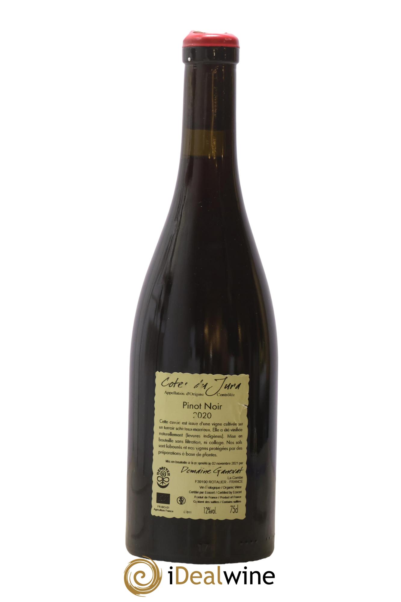 Côtes du Jura Pinot Noir En Billat Jean-François Ganevat (Domaine) 2020 - Lot of 1 bottle - 1