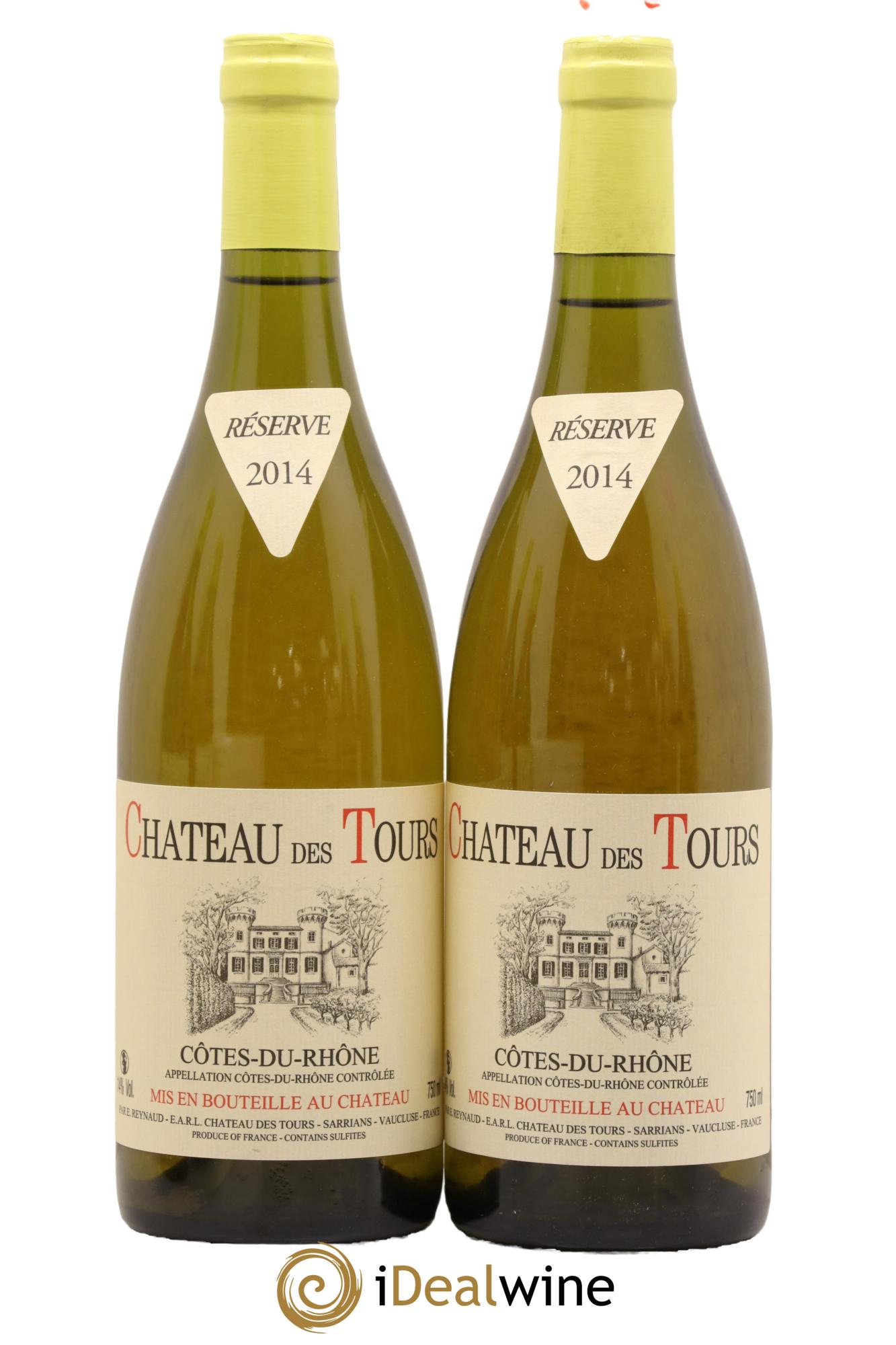 Côtes-du-Rhône Château des Tours Emmanuel Reynaud 2014 - Lot de 2 bouteilles - 0