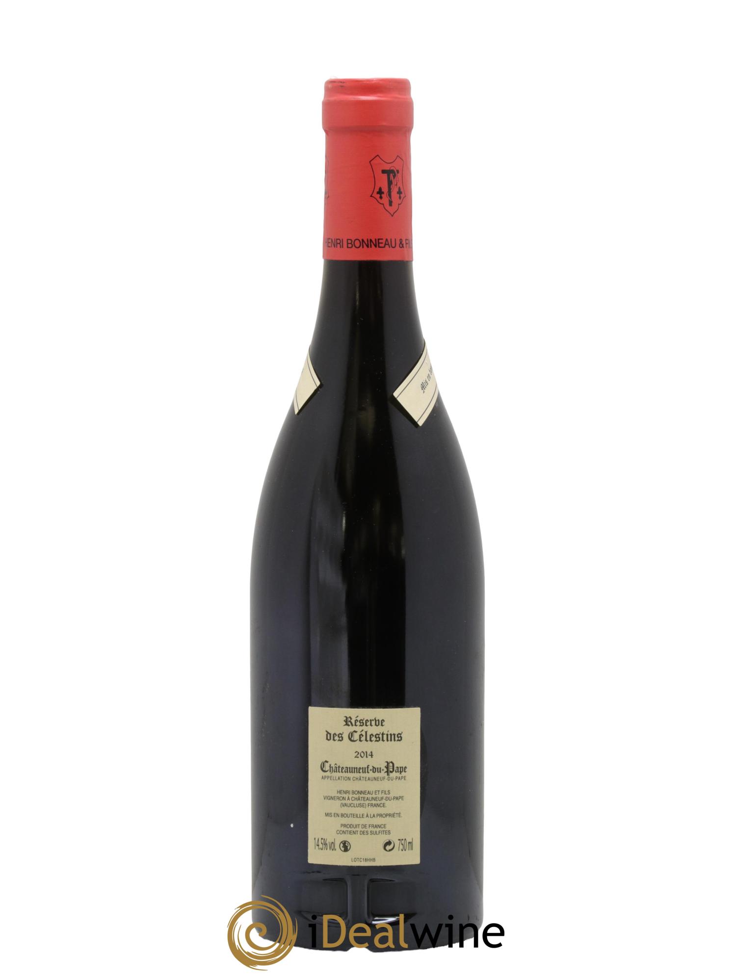 Châteauneuf-du-Pape Réserve des Célestins Henri Bonneau & Fils 2014 - Lot of 1 bottle - 1