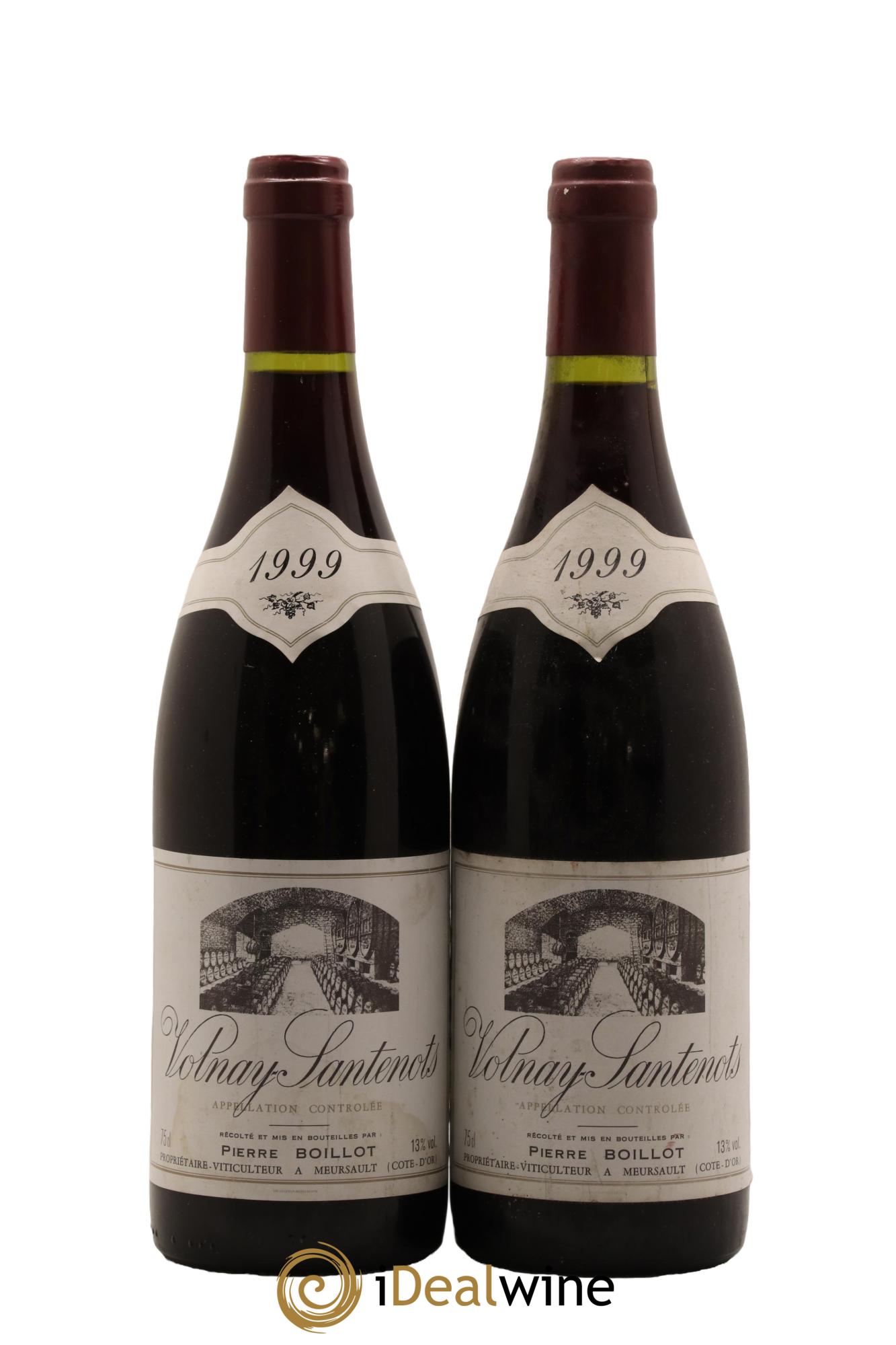 Volnay Santenots Domaine Pierre Boillot 1999 - Lot de 2 bouteilles - 0