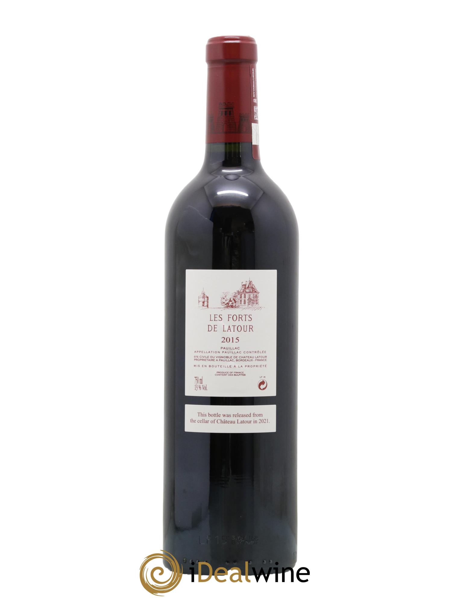 Les Forts de Latour Second Vin 2015 - Lot de 1 bouteille - 1