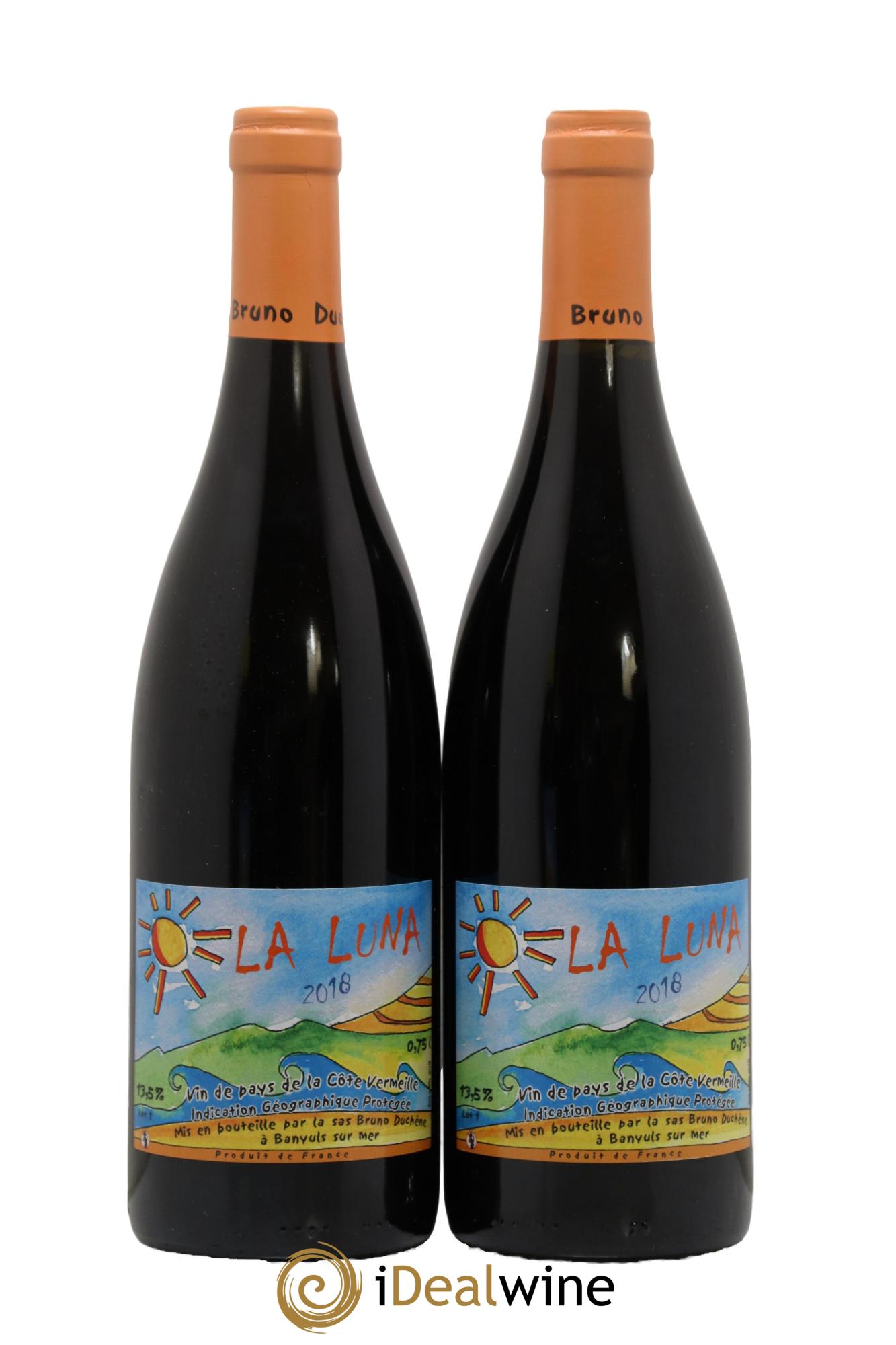 Languedoc Vin de Pays de la Côte Vermeille La Luna Domaine Bruno Duchêne 2018 - Lot de 2 bouteilles - 0