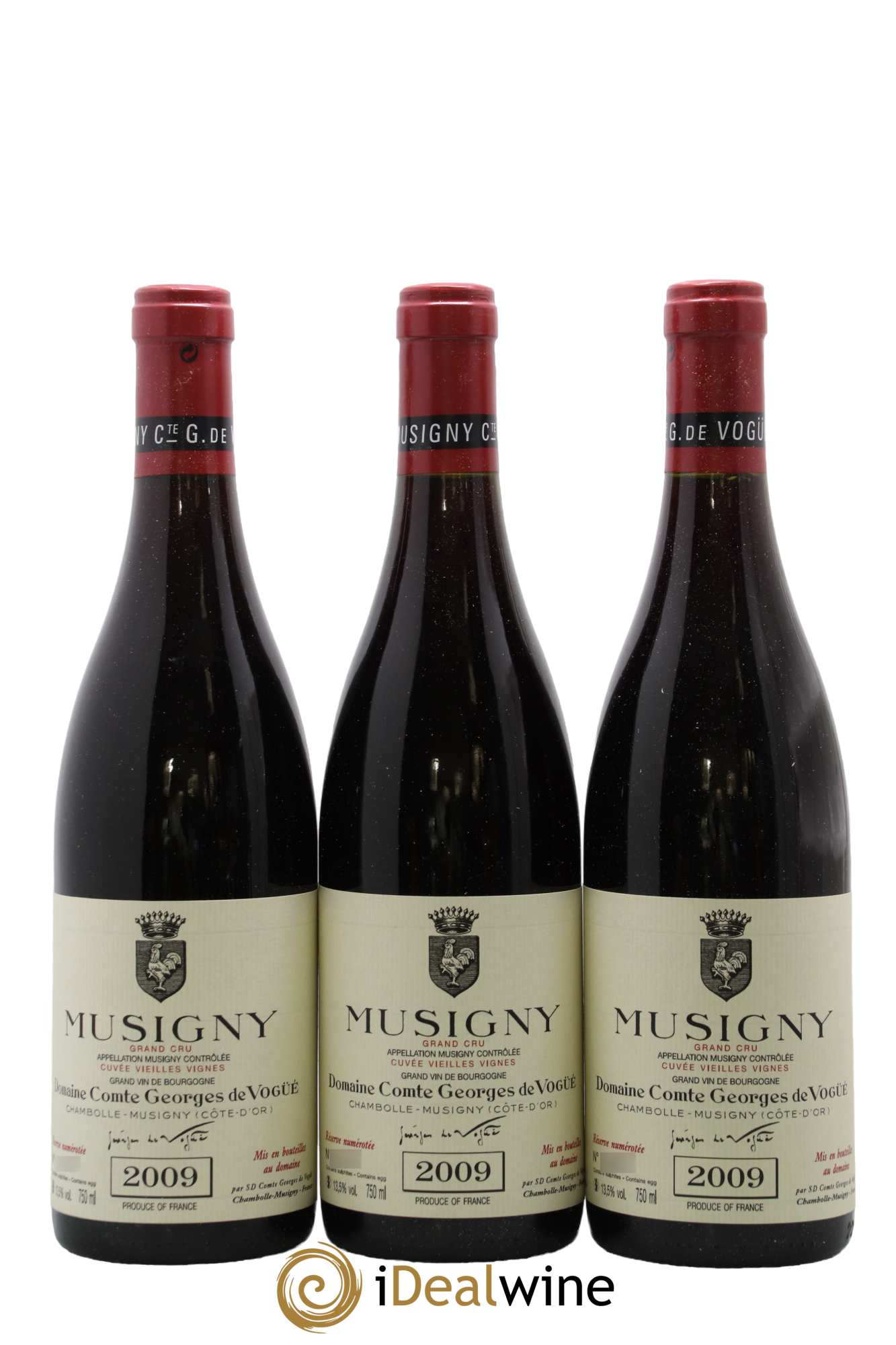 Musigny Grand Cru Cuvée Vieilles Vignes Comte Georges de Vogüé 2009 - Lot de 6 bouteilles - 1