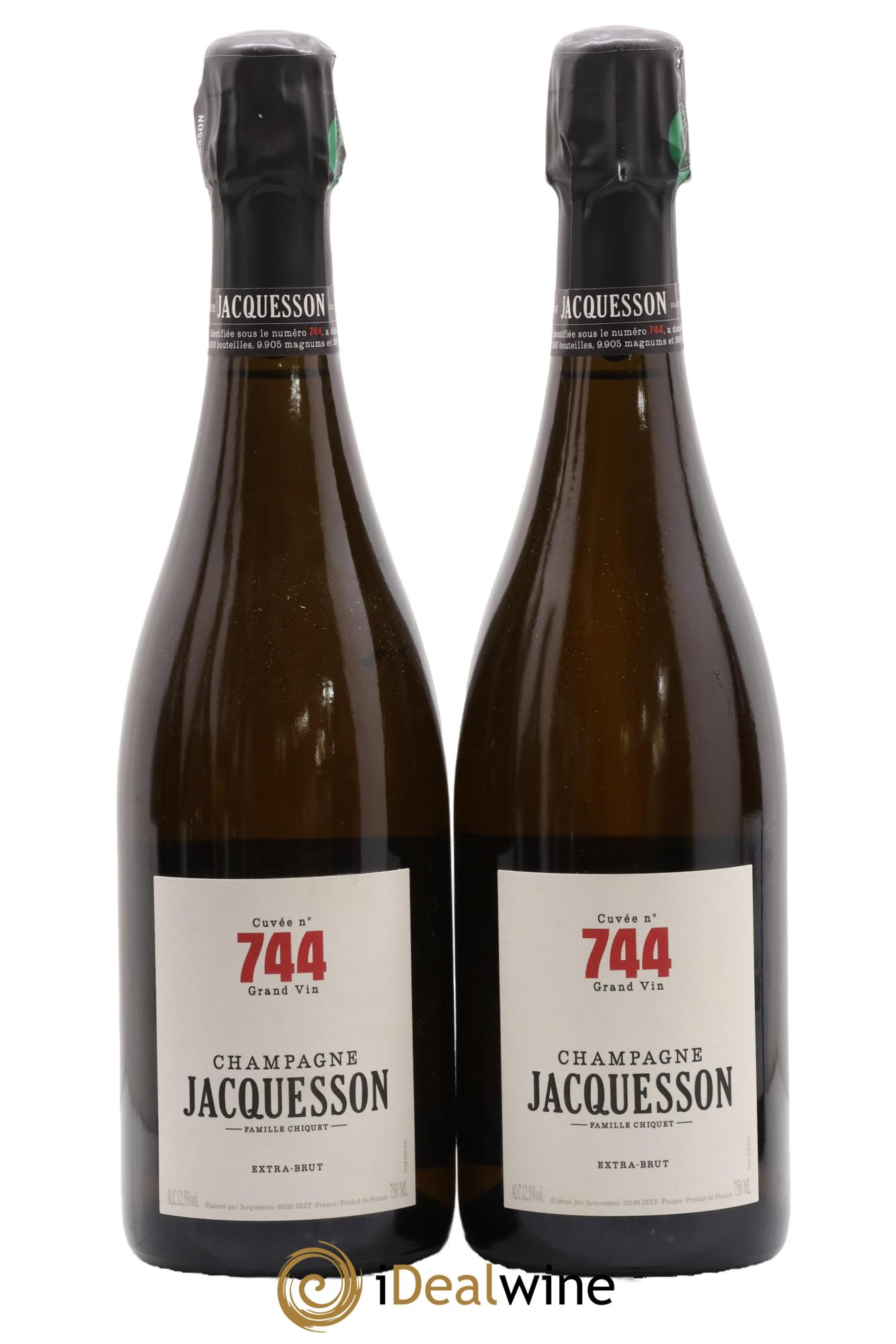 Cuvée 744 Jacquesson - Lot de 2 bouteilles - 0
