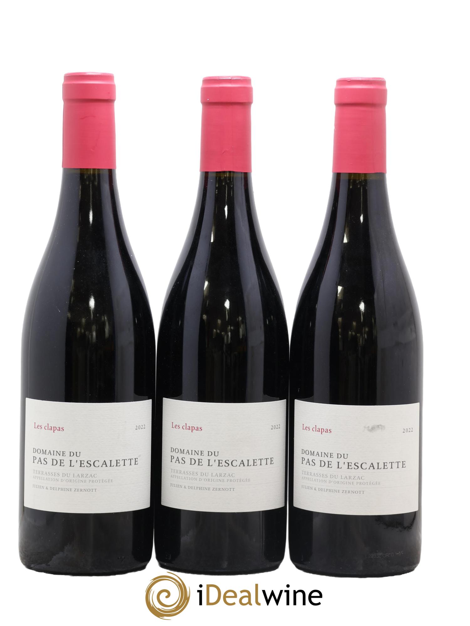 Terrasses du Larzac Clapas Pas de l'Escalette 2022 - Lot de 3 bouteilles - 0