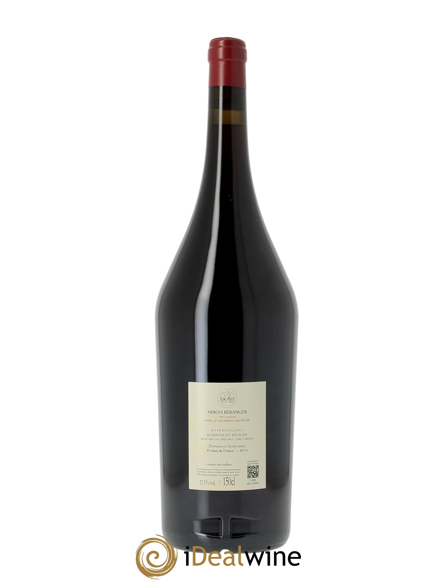 Arbois Trousseau Béranger Pélican  2024 - Lotto di 1 magnum - 1