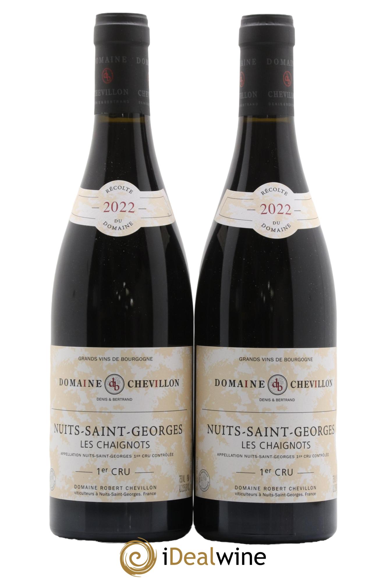 Nuits-Saint-Georges 1er Cru Les Chaignots Robert Chevillon 2022 - Lot de 2 bouteilles - 0