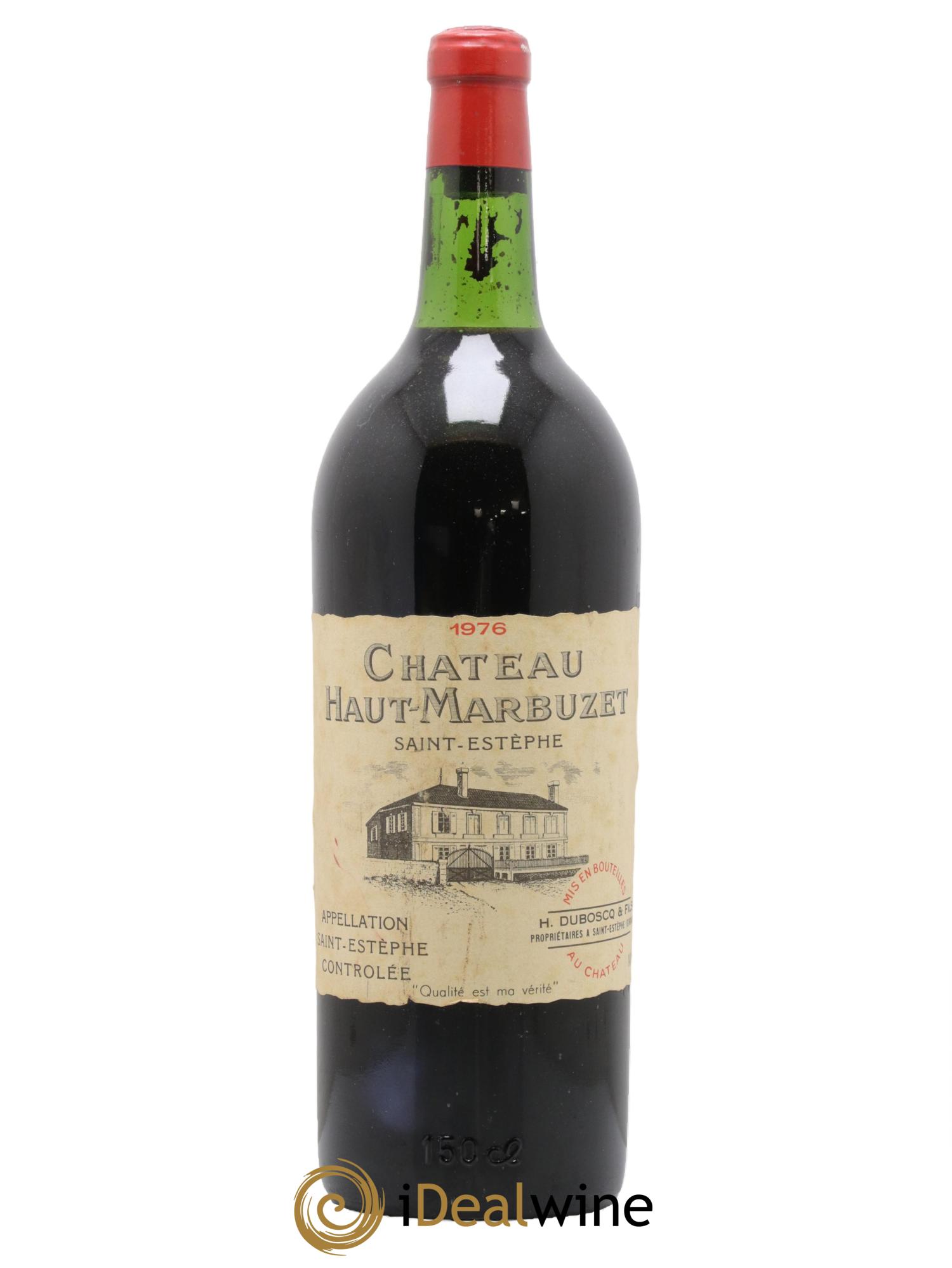 Château Haut Marbuzet 1976 - Lot de 1 magnum - 0