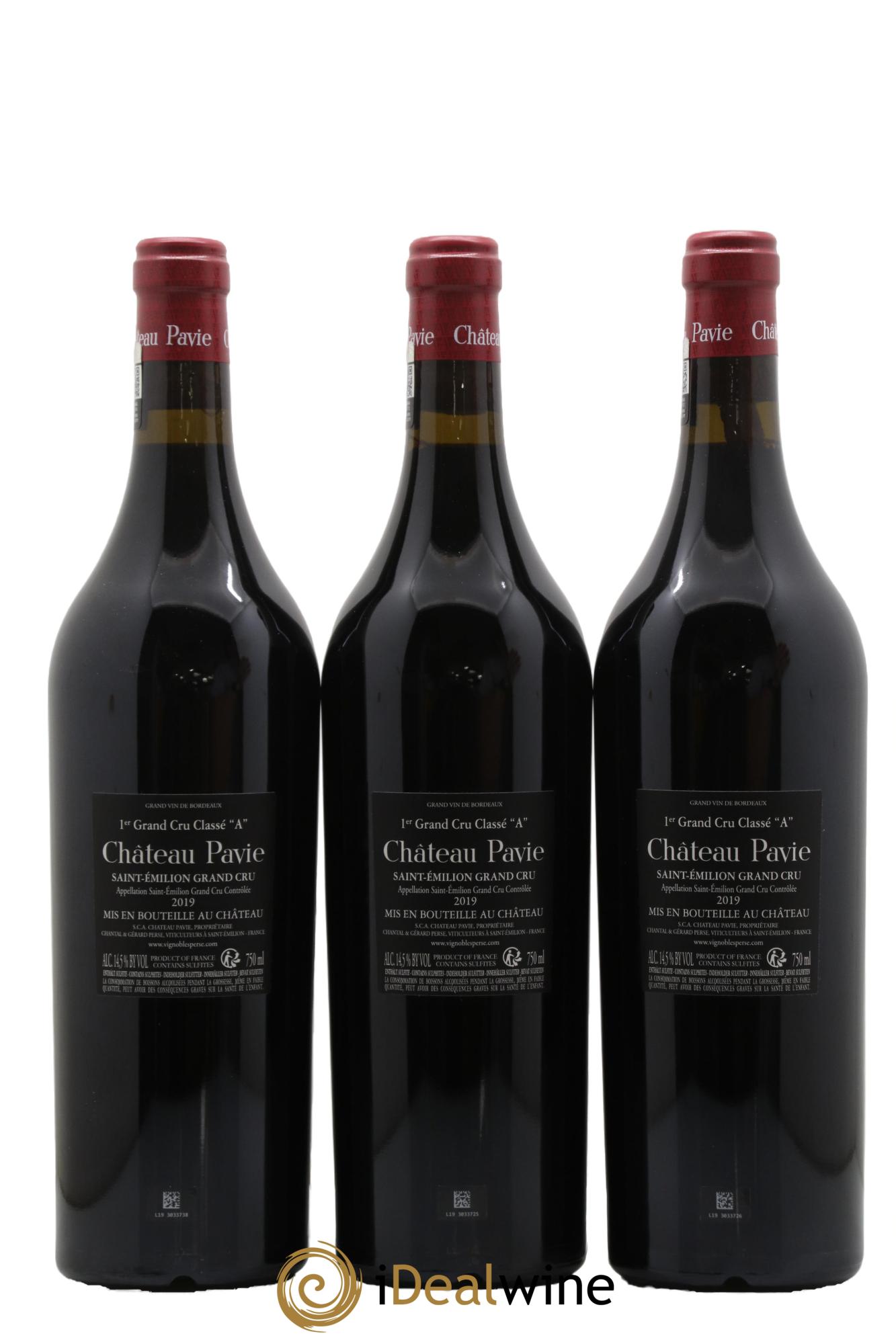 Château Pavie 1er Grand Cru Classé A  2019 - Lot de 6 bouteilles - 2