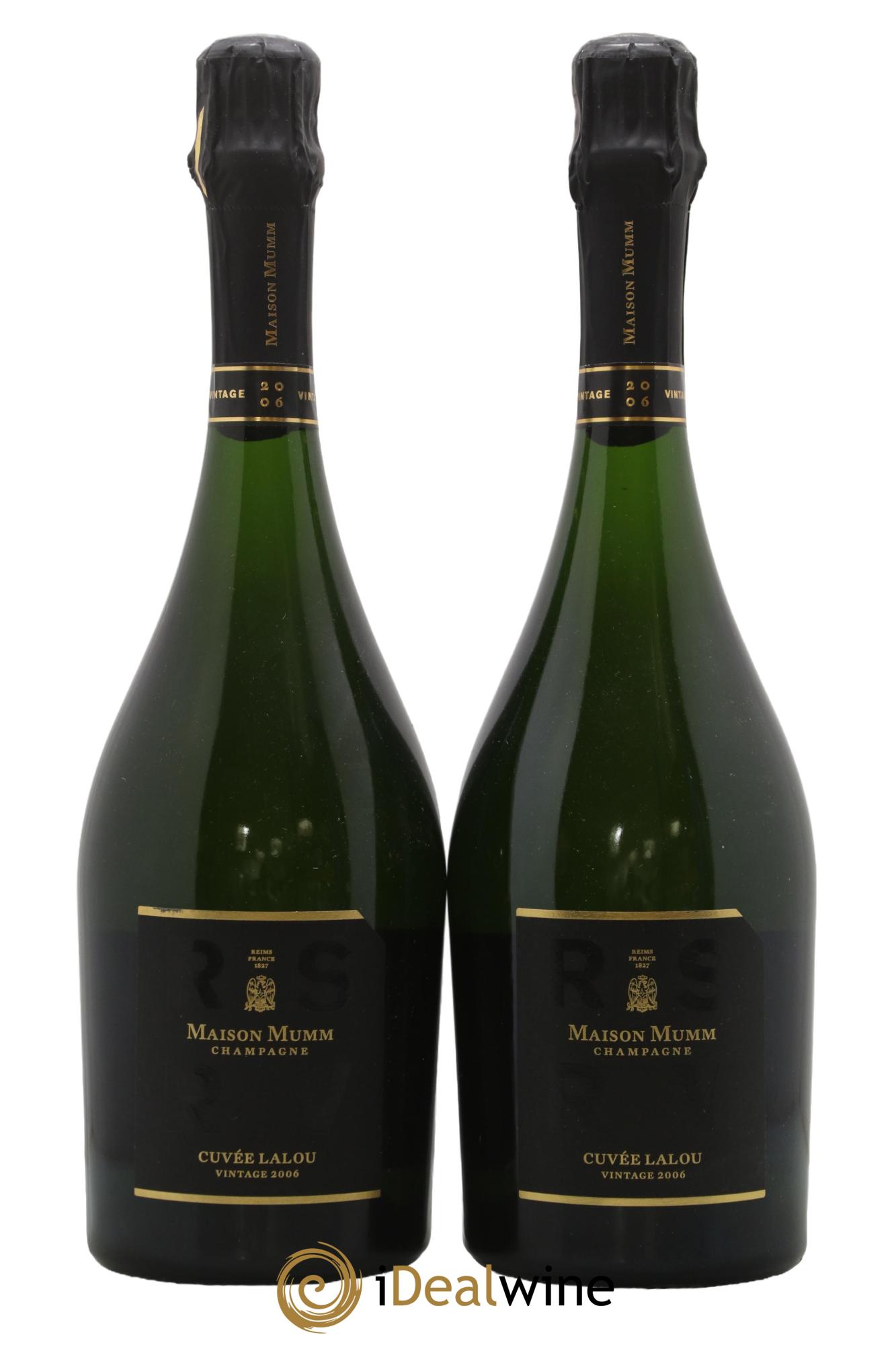 RSRV cuvée Lalou Mumm 2006 - Posten von 2 Flaschen - 0