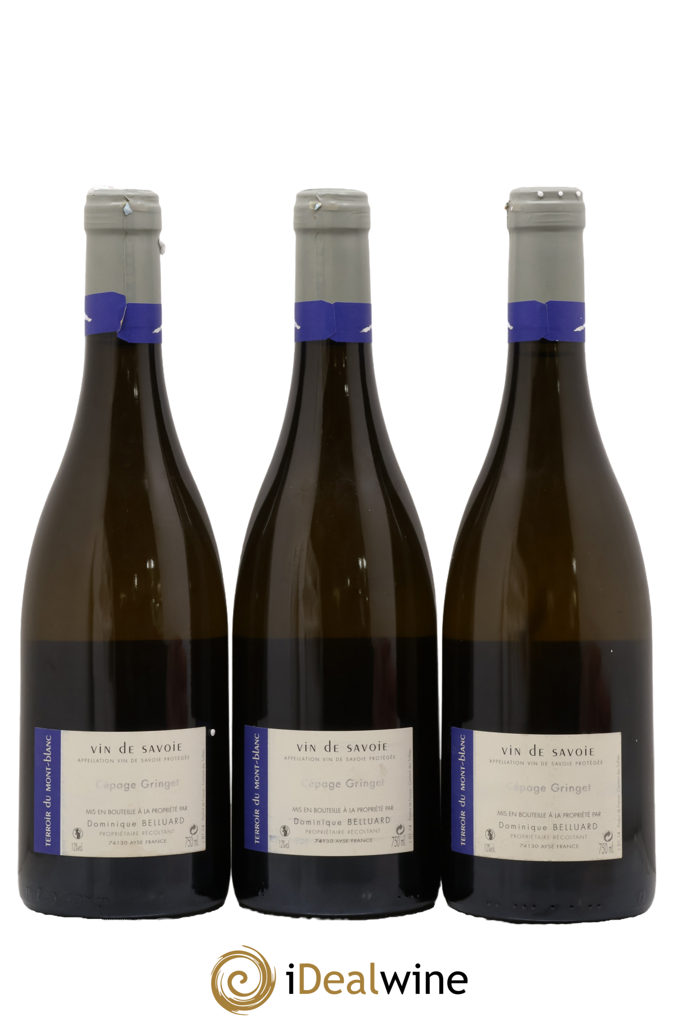 Vin de Savoie Le Feu Domaine Belluard 2014 - Lot of 3 bottles - 1