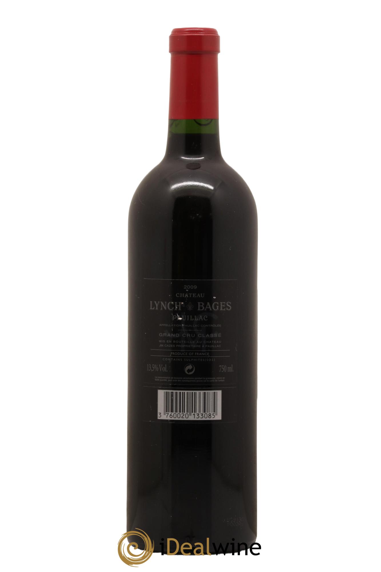 Château Lynch Bages 5ème Grand Cru Classé 2009 - Lot de 1 bouteille - 1