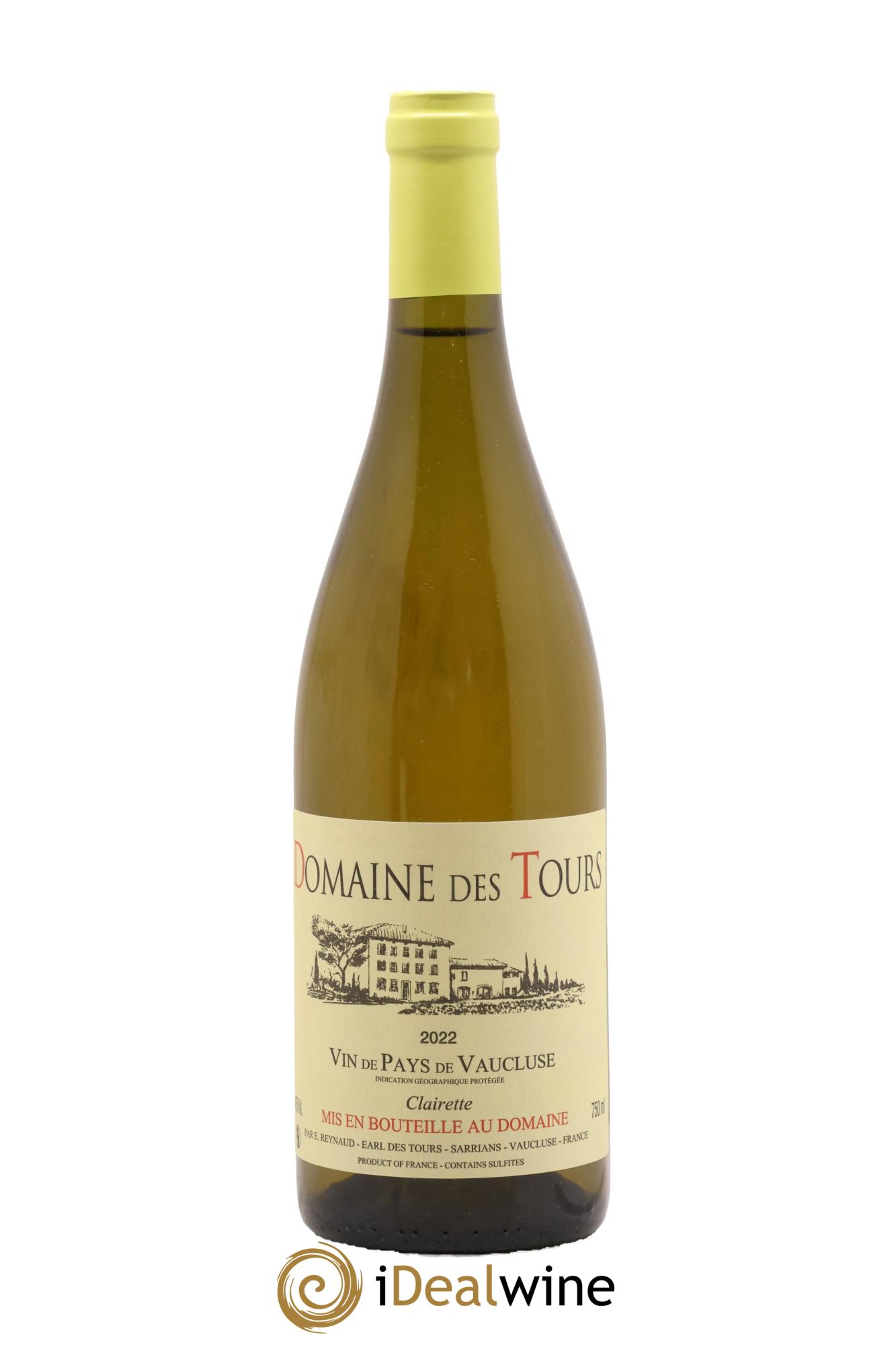 Vaucluse (Vin de Pays de Vaucluse) Domaine des Tours Clairette Emmanuel Reynaud 2022 - Lotto di 1 bottiglia - 0