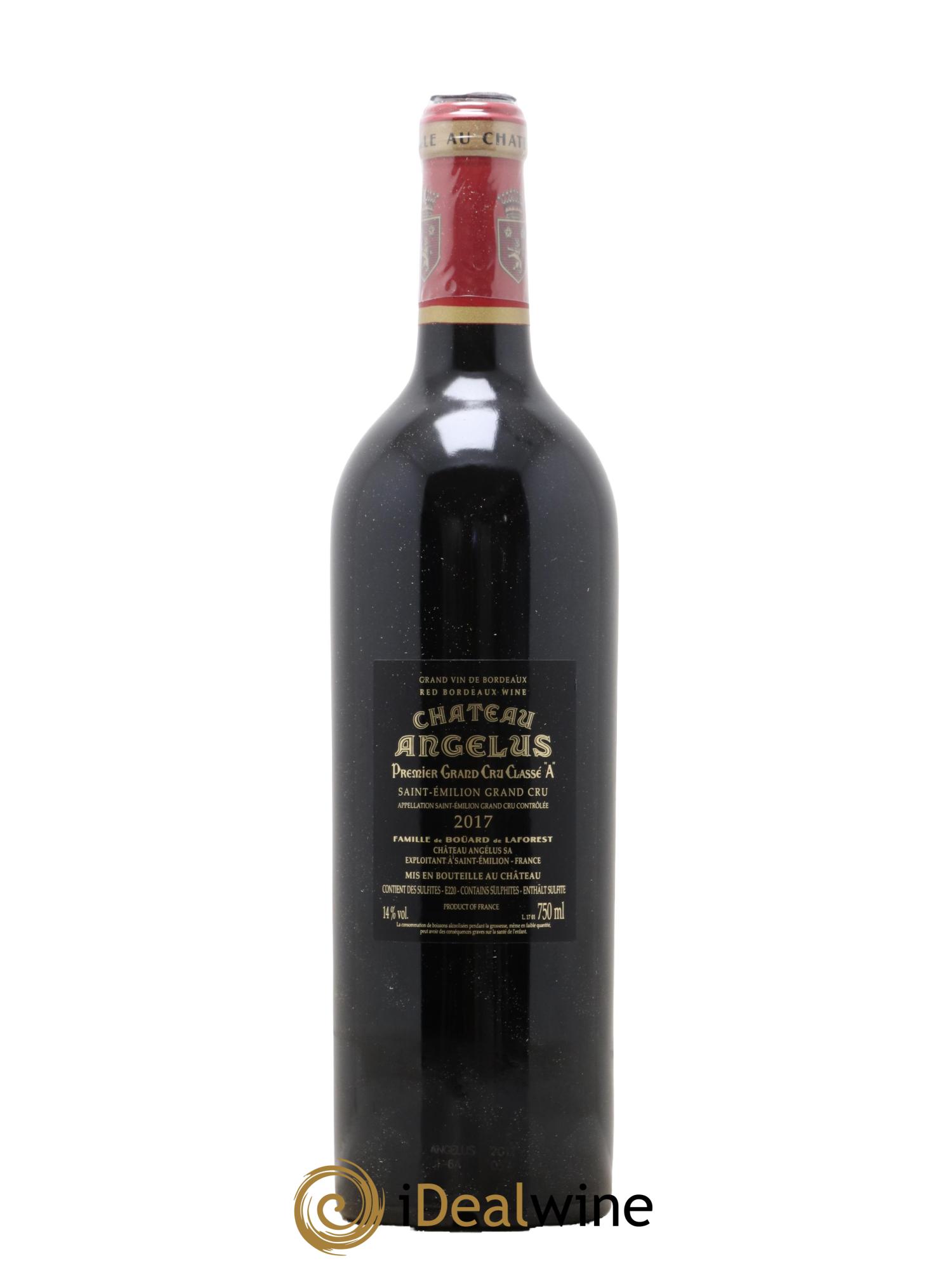 Château Angélus 1er Grand Cru Classé A 2017 - Lot de 1 bouteille - 2