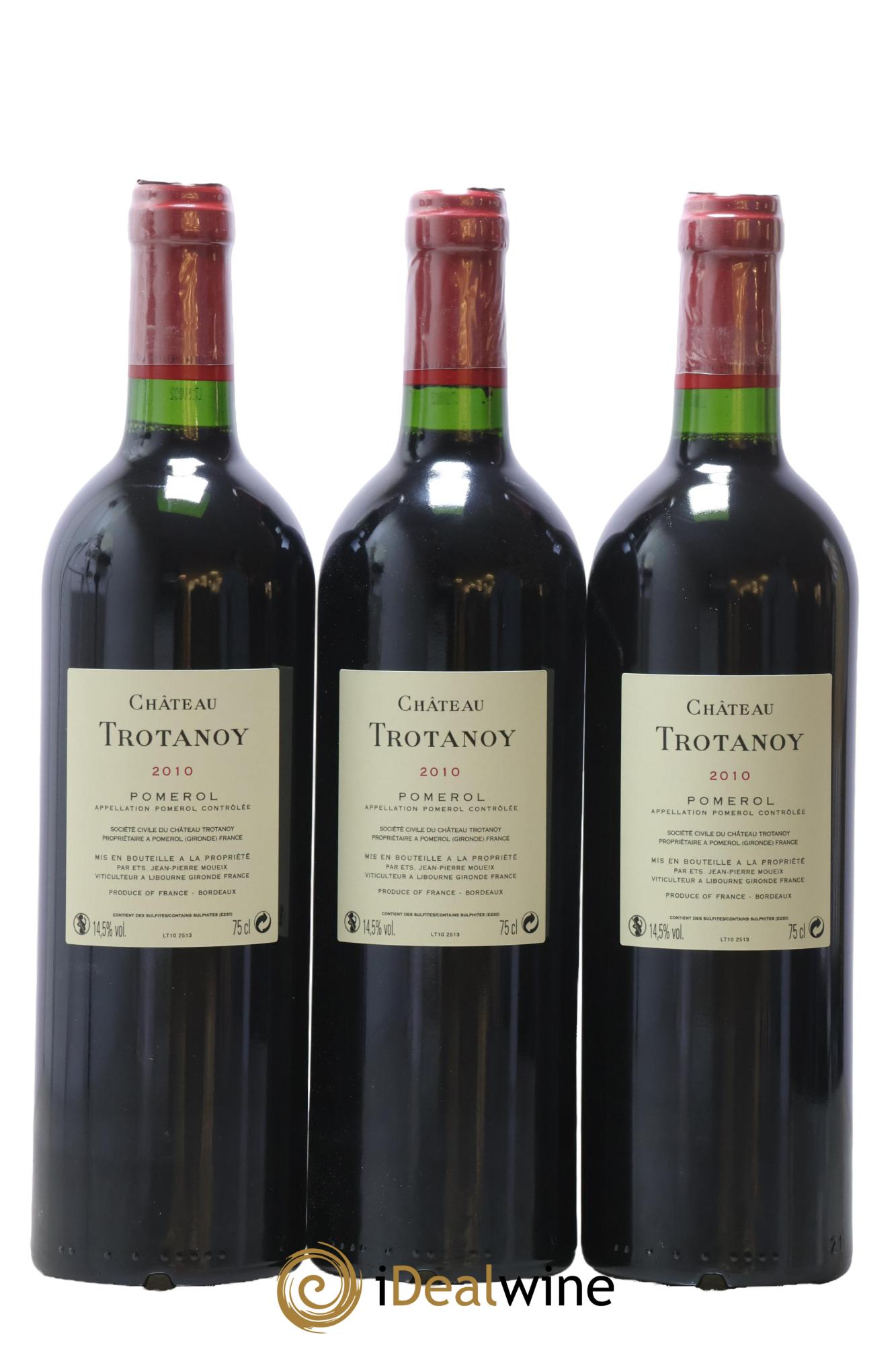 Château Trotanoy 2010 - Lotto di 3 bottiglie - 1