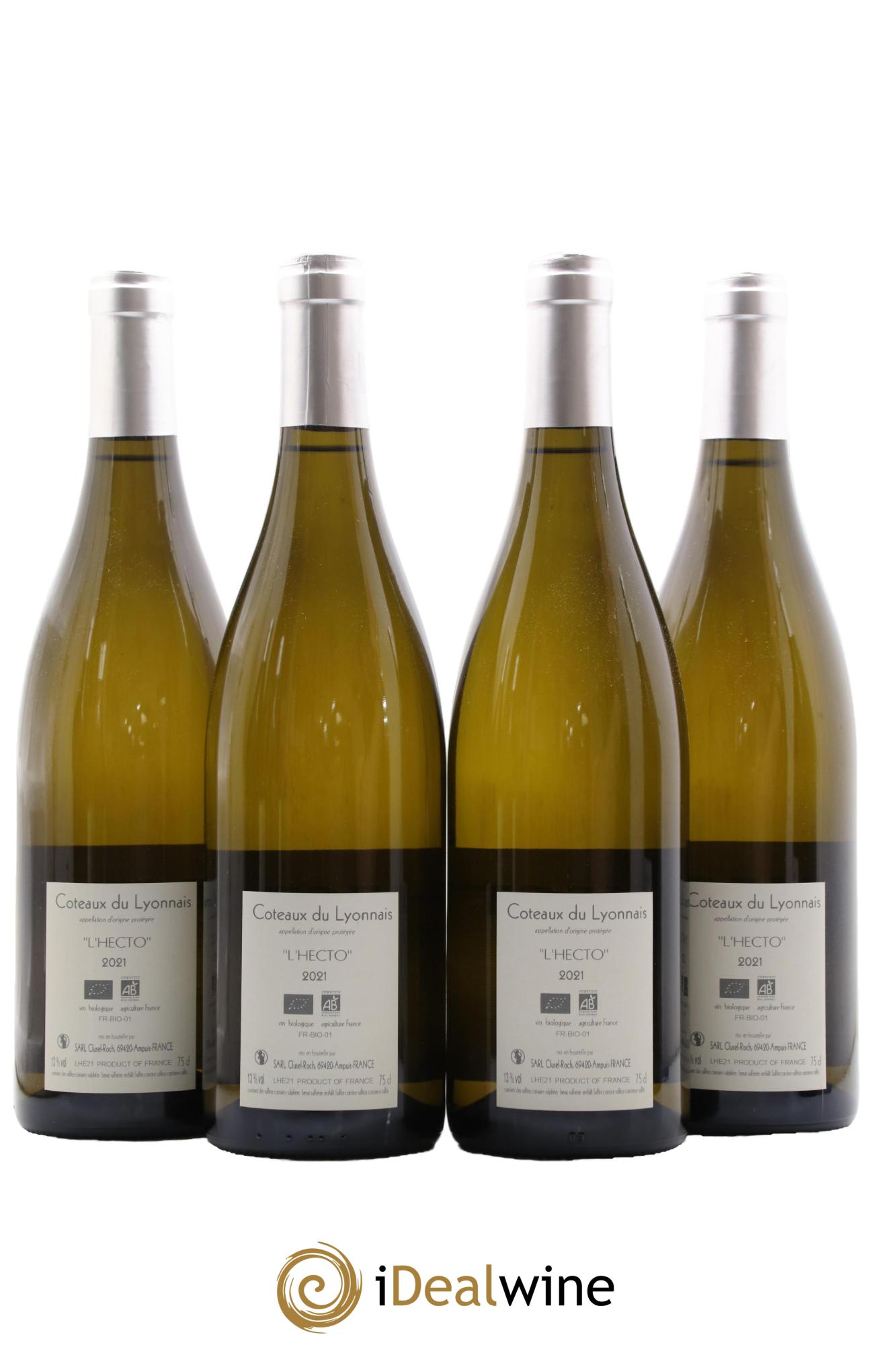 Côteaux du Lyonnais l'hecto Clusel-Roch 2021 - Lot de 4 bouteilles - 1