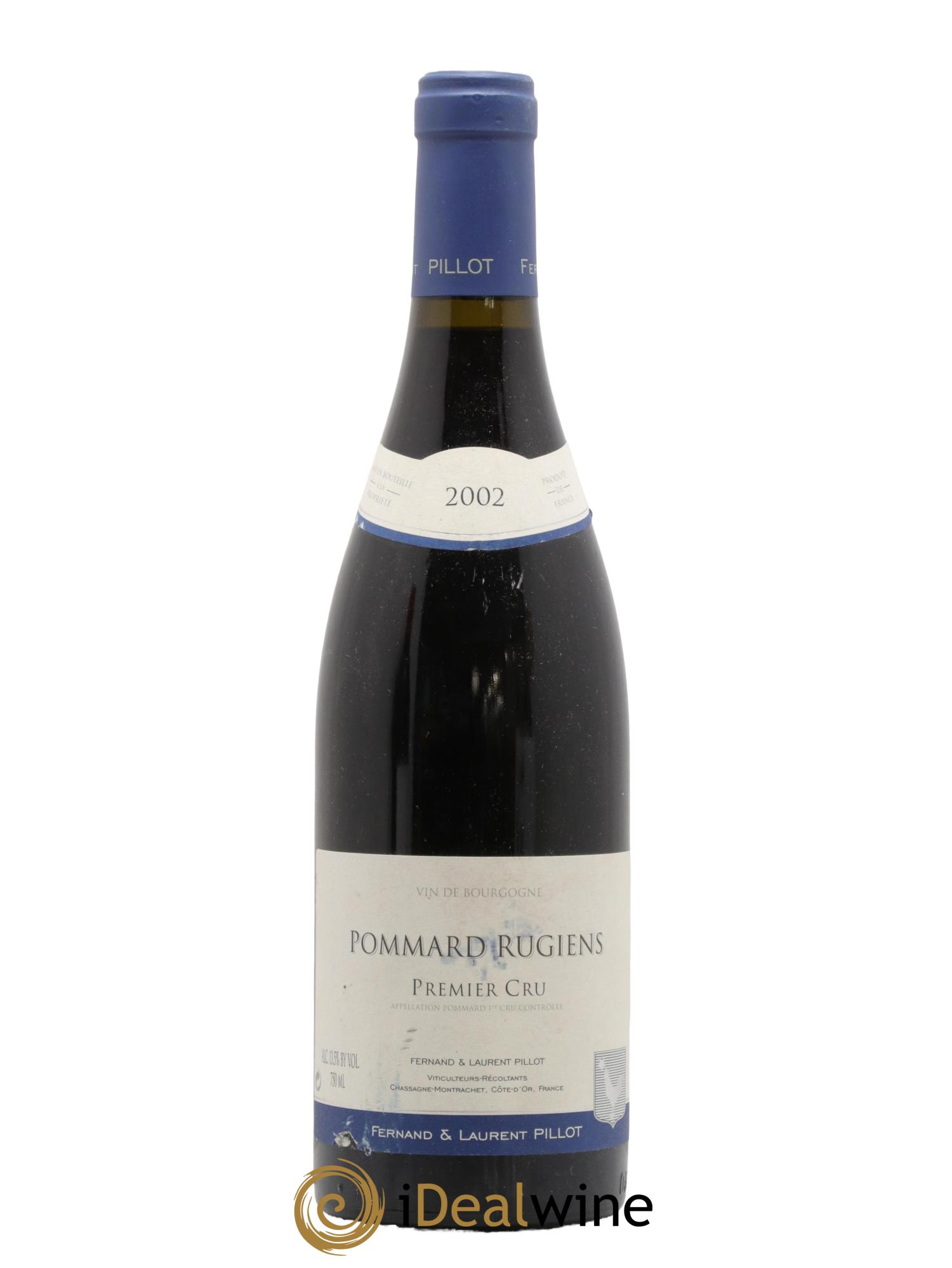 Pommard 1er Cru Rugiens Fernand et Laurent Pillot (Domaine) 2002 - Lot de 1 bouteille - 0