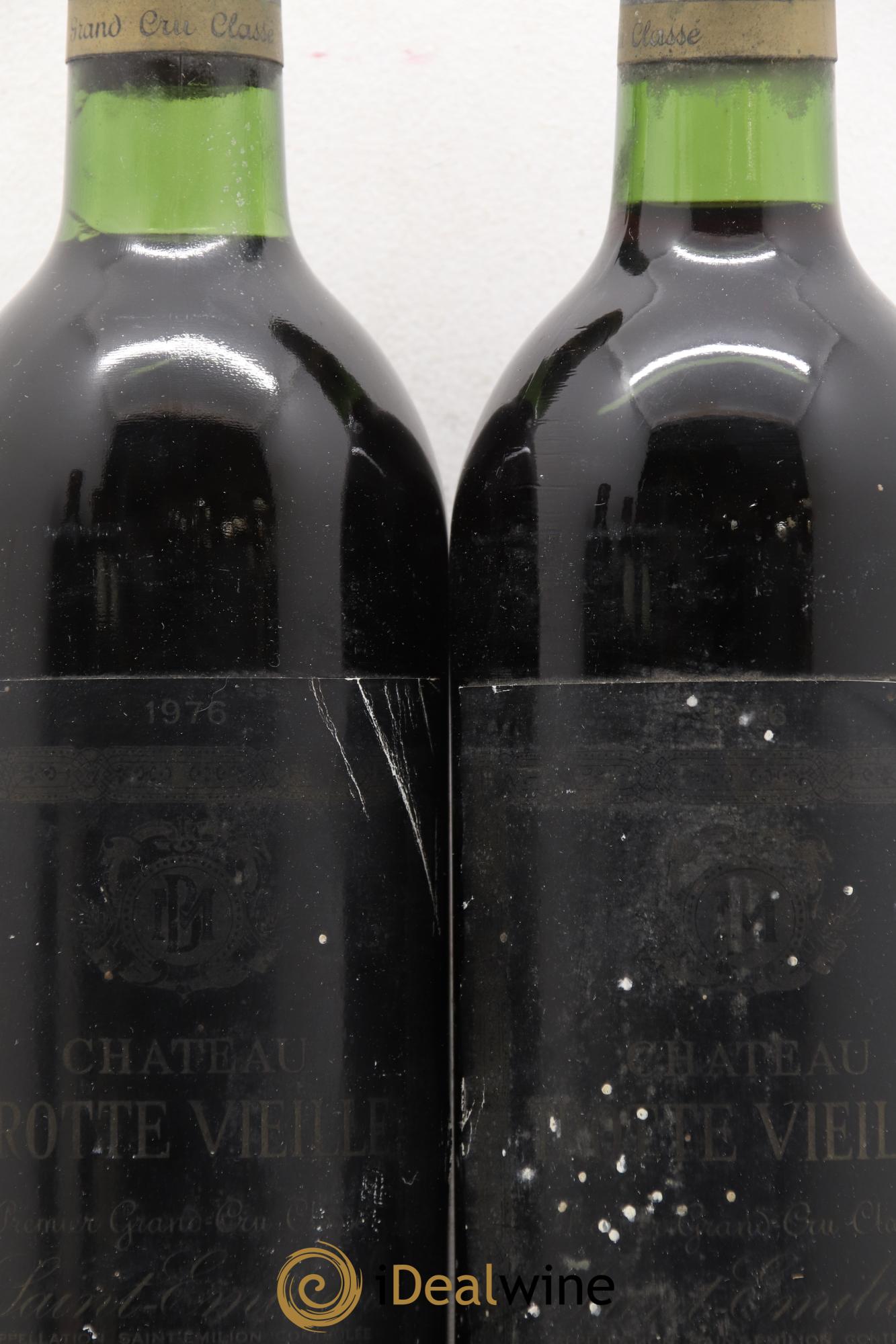 Château Trotte Vieille 1er Grand Cru Classé B 1976 - Lot de 2 bouteilles - 1