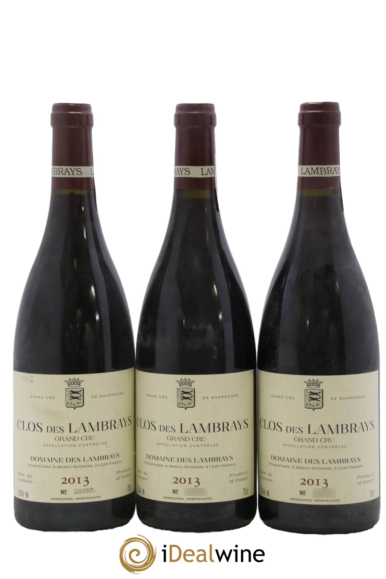 Clos des Lambrays Grand Cru Domaine des Lambrays 2013 - Posten von 3 Flaschen - 0
