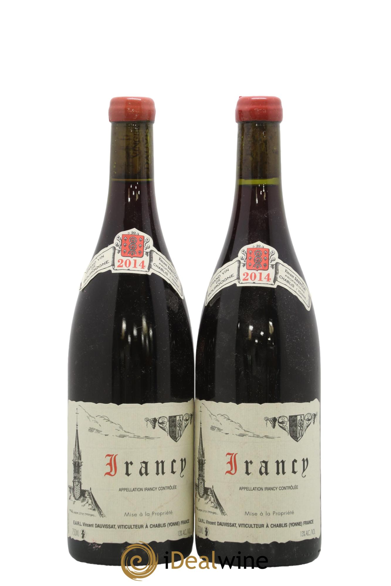 Irancy Vincent Dauvissat (Domaine) 2014 - Lot de 2 bouteilles - 0