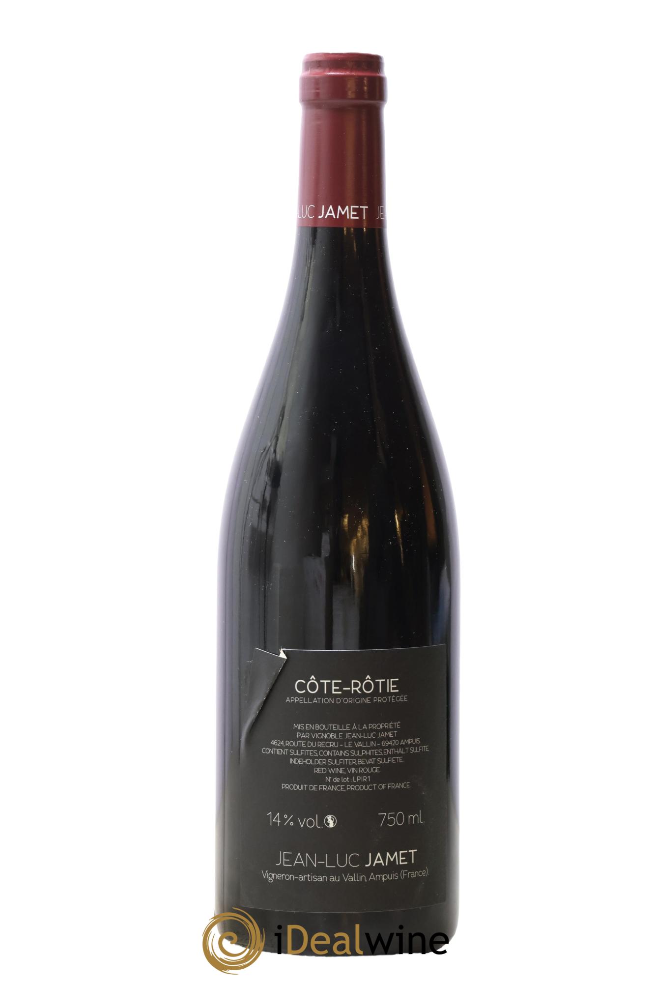 Côte-Rôtie Pirate Jean-Luc Jamet (Domaine) 2019 - Lot de 1 bouteille - 1