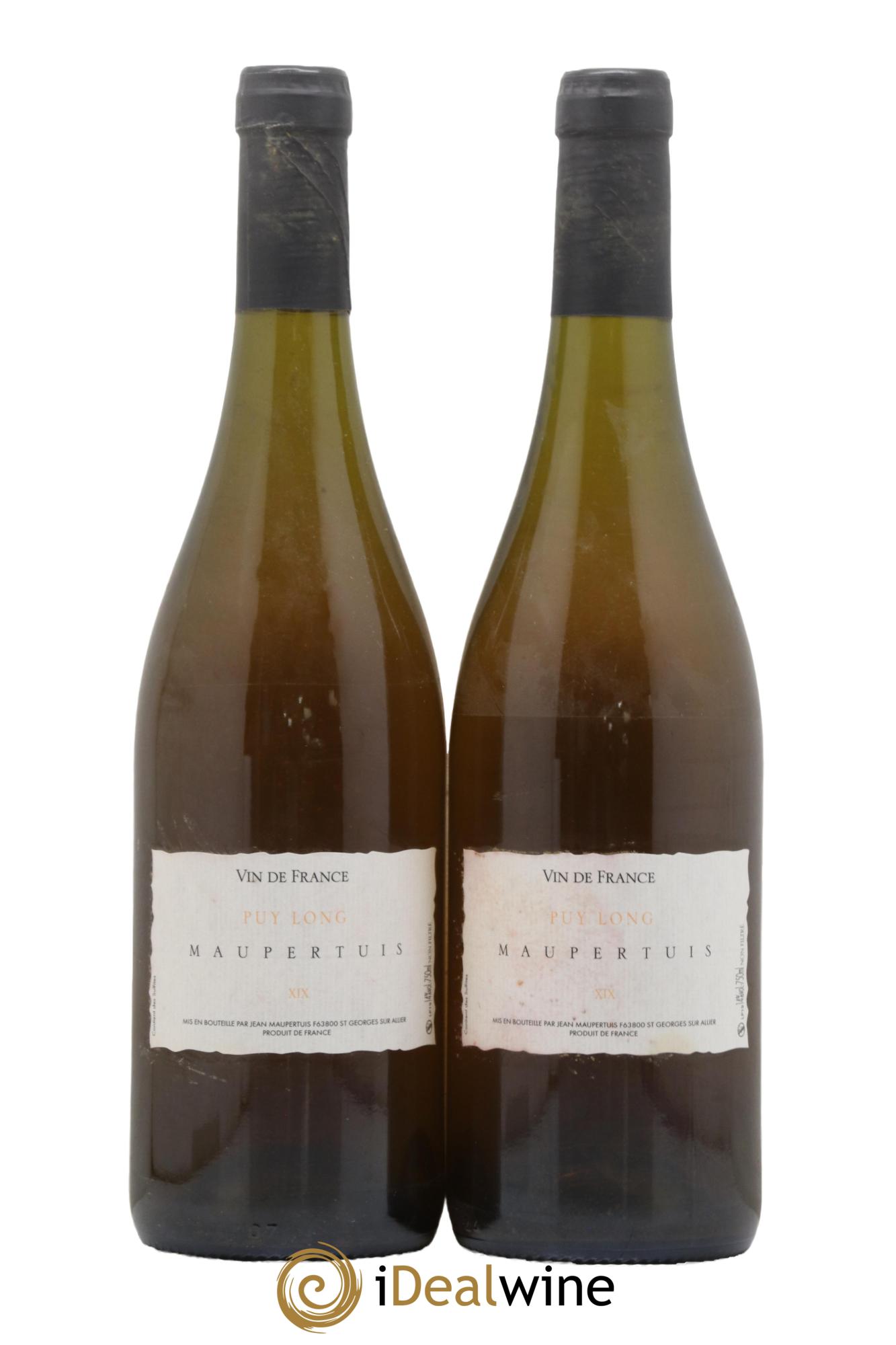 Vin de France Puy Long Jean Maupertuis 2019 - Lot de 2 bouteilles - 0