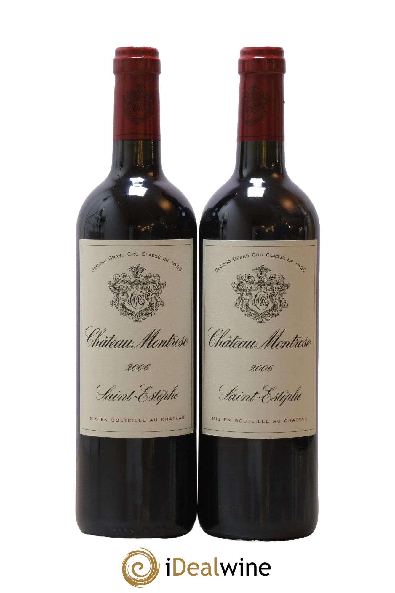 Château Montrose 2ème Grand Cru Classé 2006 - Lot de 2 bouteilles - 0