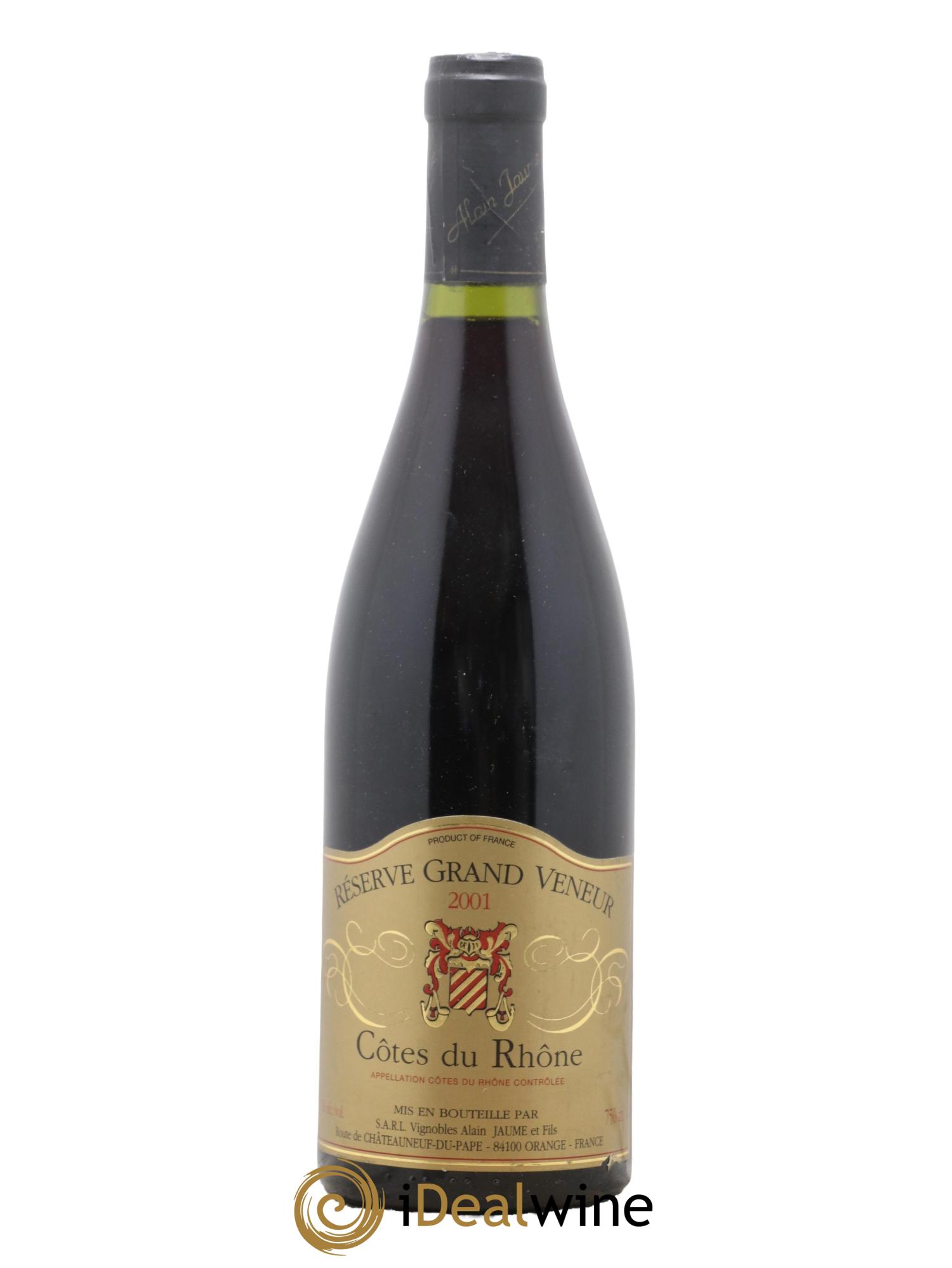 Côtes-du-Rhône Réserve du Grand Veneur Alain Jaume & Fils 2001 - Lot of 1 bottle - 0