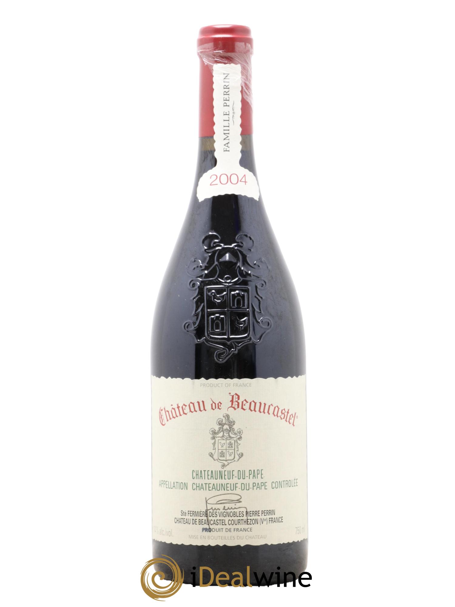Châteauneuf-du-Pape Château de Beaucastel Famille Perrin 2004 - Lot de 1 bouteille - 0