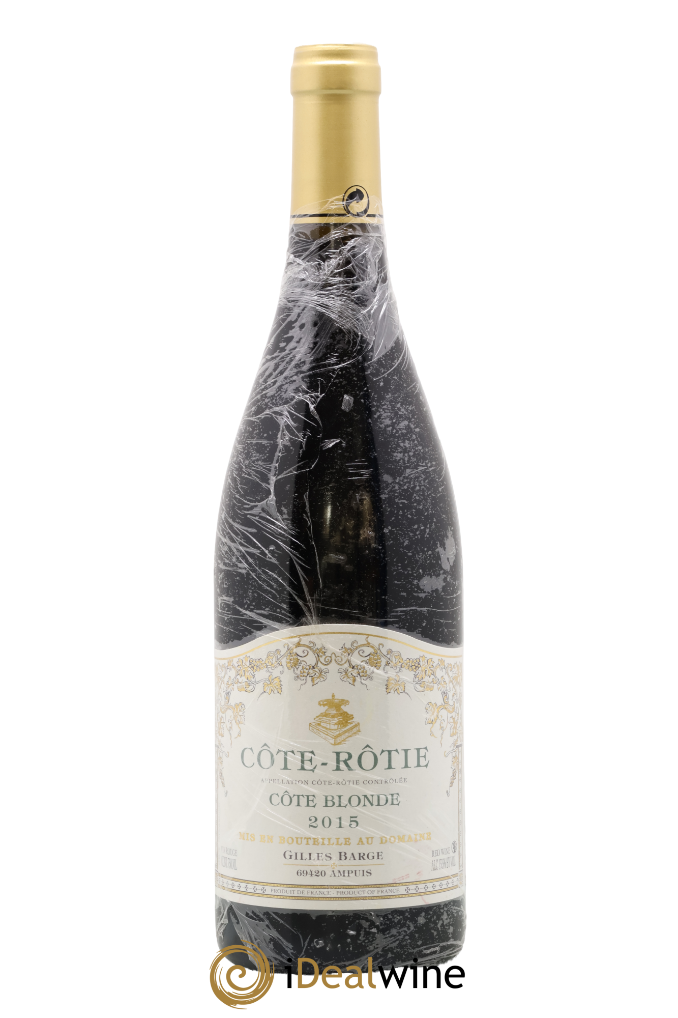 Côte-Rôtie Côte Blonde Gilles Barge 2015 - Lot de 1 bouteille - 0