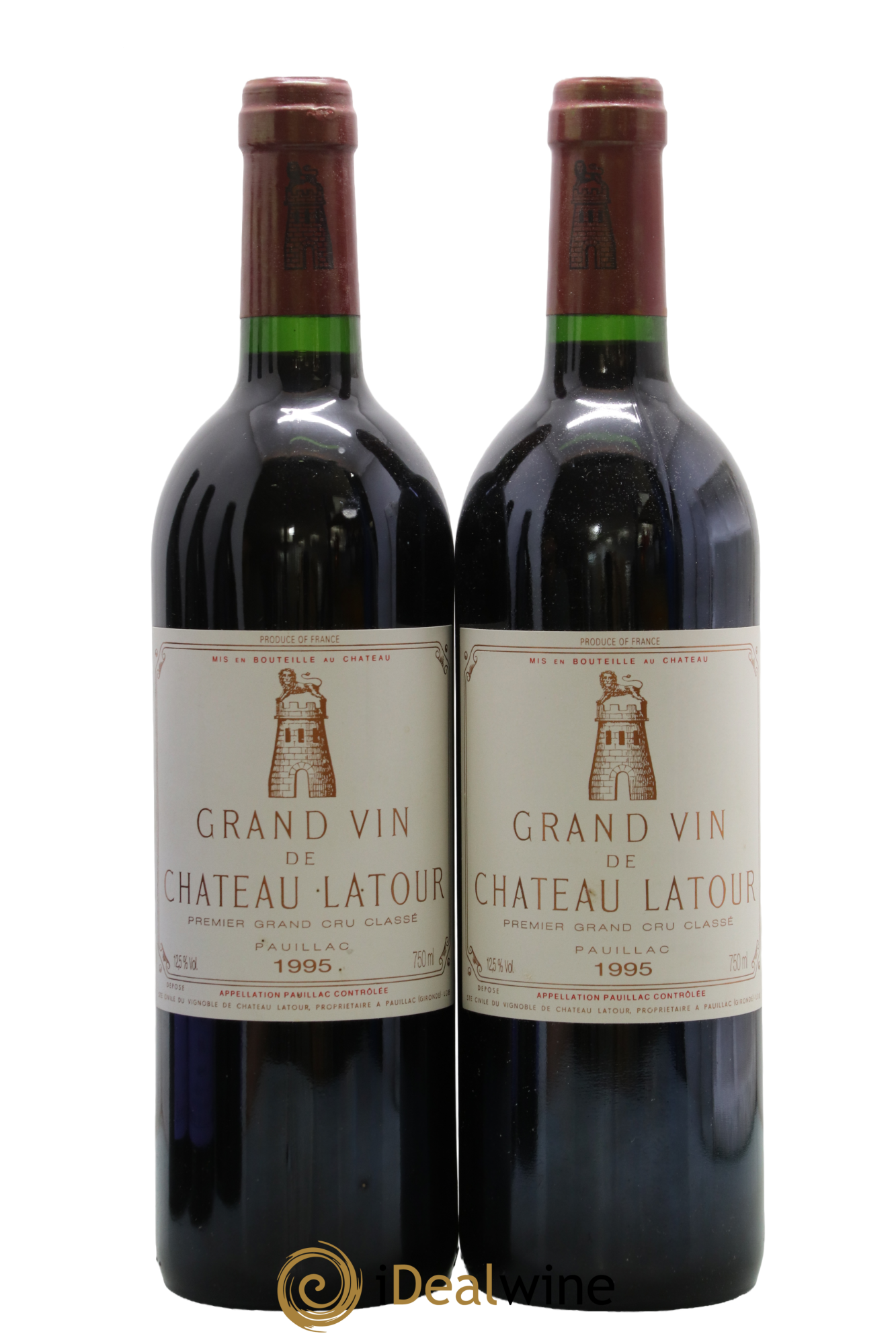 Château Latour 1er Grand Cru Classé 1995 - Lot of 2 bottles - 0